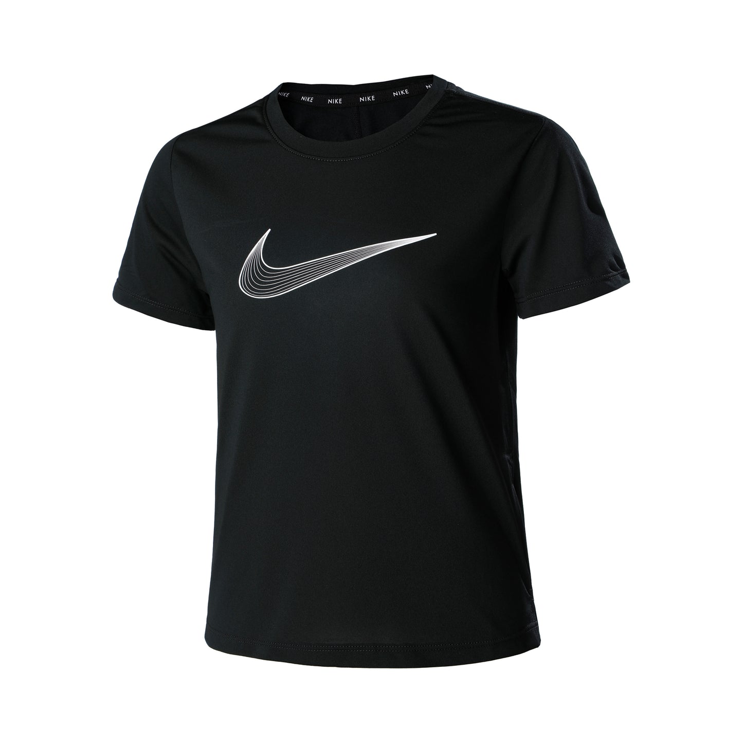 Nike Dri-Fit One Graphic T-Shirt Mädchen-Schwarz,Weiß Nike Dri-Fit One Graphic T-Shirt Mädchen-Schwarz,Weiß
