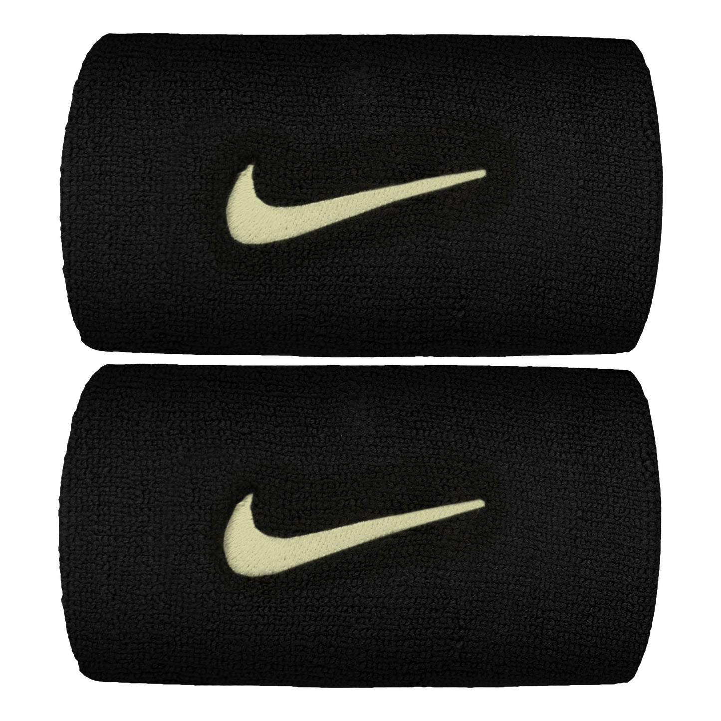 Nike Premier DW Schweißband 2er Pack lang - schwarz, neongelb Nike Premier DW Schweißband 2er Pack lang - schwarz, neongelb