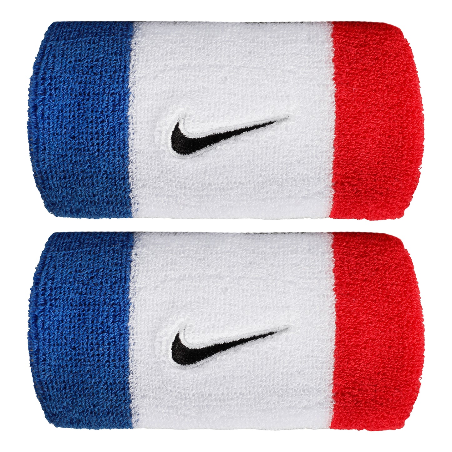 Nike Swoosh Classic Doublewide Schweißband lang - blau, rot Nike Swoosh Classic Doublewide Schweißband lang - blau, rot