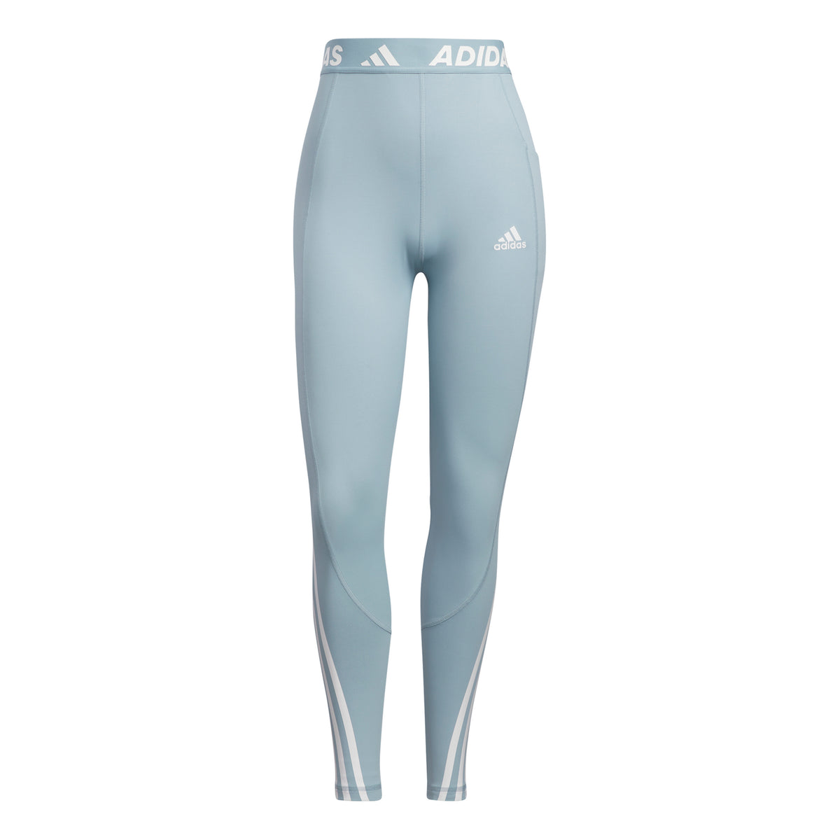 adidas 3Stripes Tight Damen - grau, weiß adidas 3Stripes Tight Damen - grau, weiß