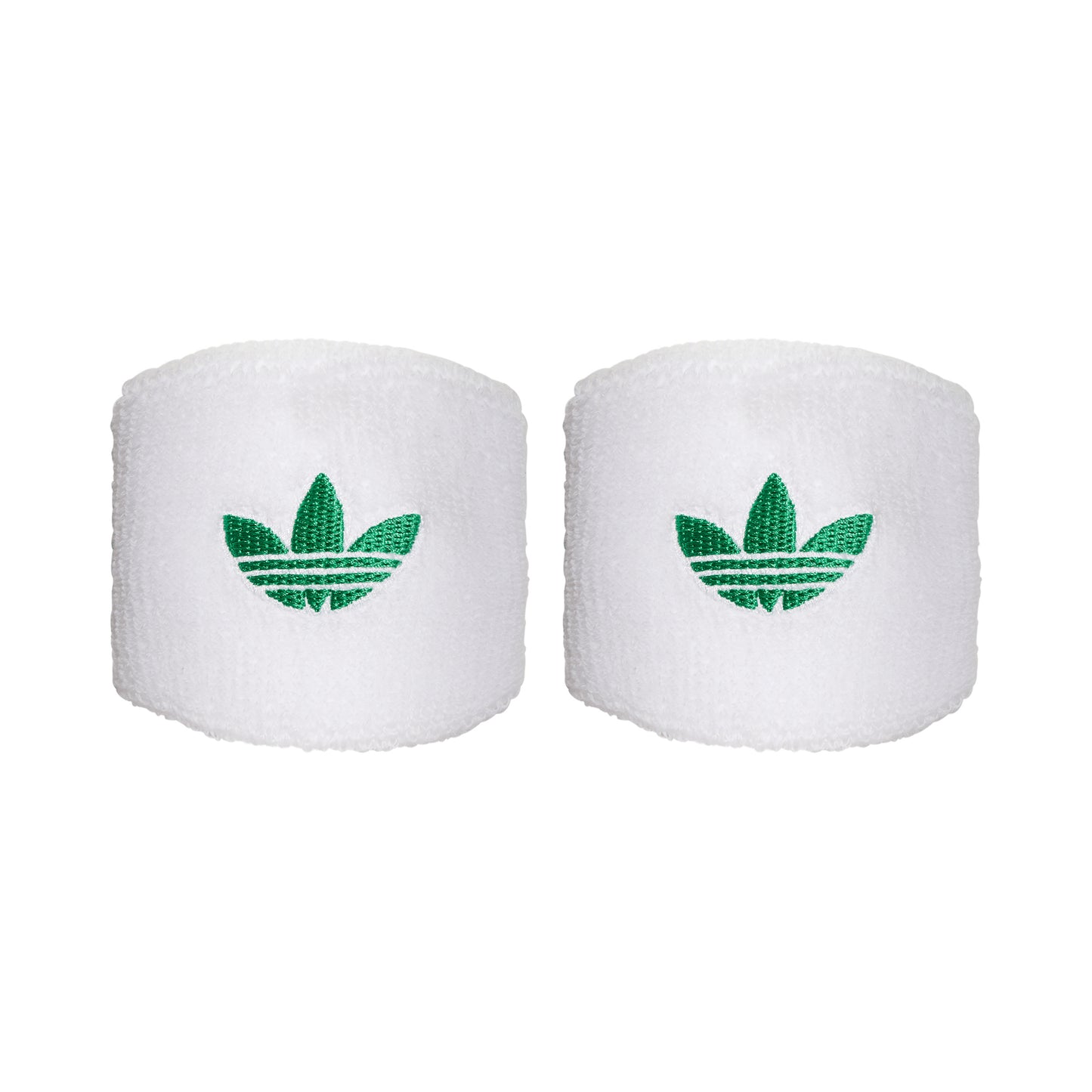 adidas Schweißband kurz - weiß, grün adidas Schweißband kurz - weiß, grün