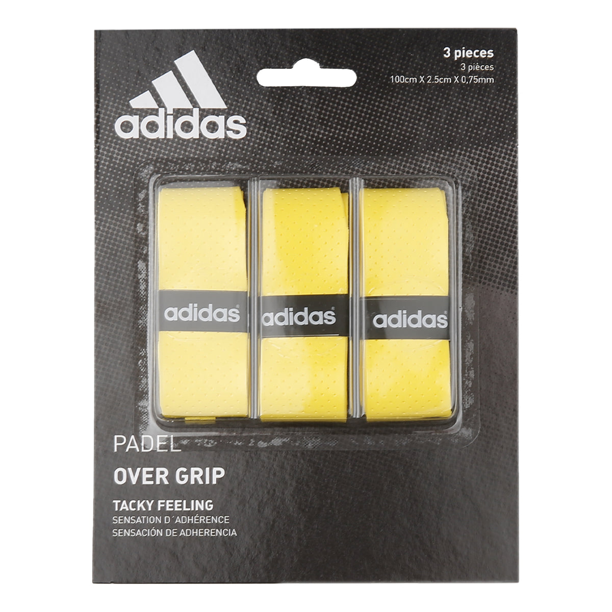 adidas Padel Overgrip 3er Pack - gelb adidas Padel Overgrip 3er Pack - gelb