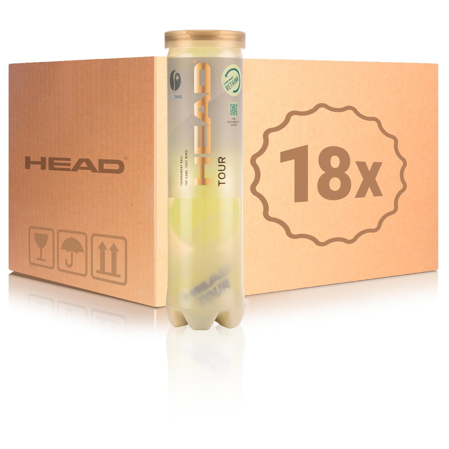 HEAD 18x 4er Dose Tour Swiss Official HEAD 18x 4er Dose Tour Swiss Official