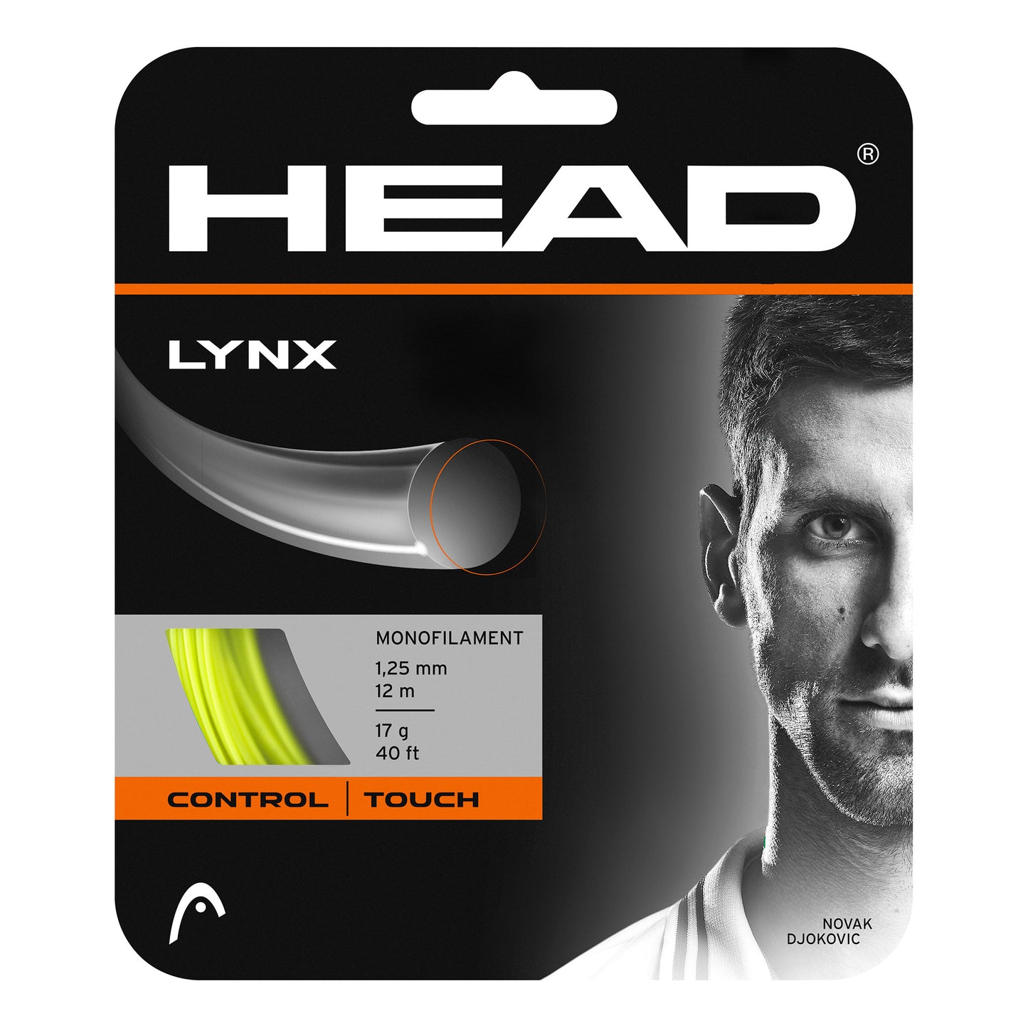 HEAD Lynx Saitenset 12m-Neongelb HEAD Lynx Saitenset 12m-Neongelb