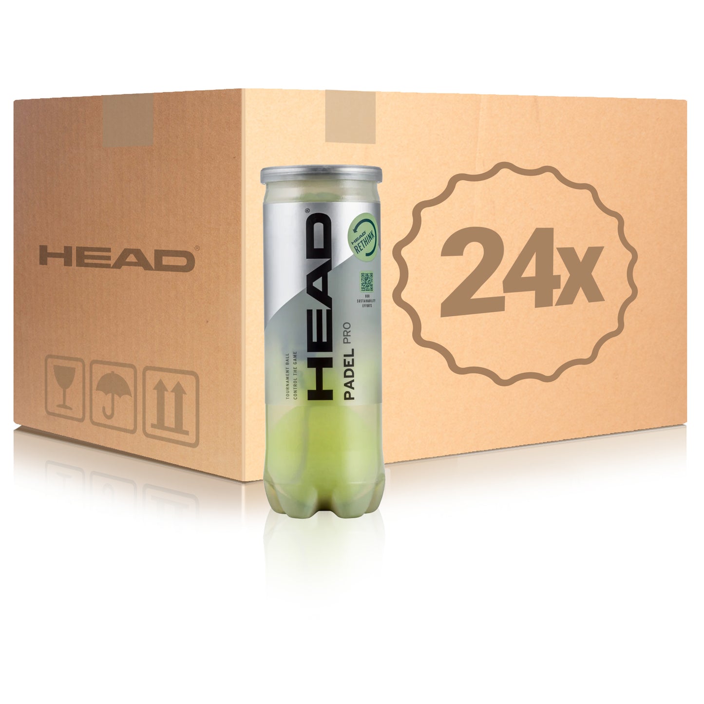 HEAD 24x 3er Dose Padel Pro im Karton HEAD 24x 3er Dose Padel Pro im Karton