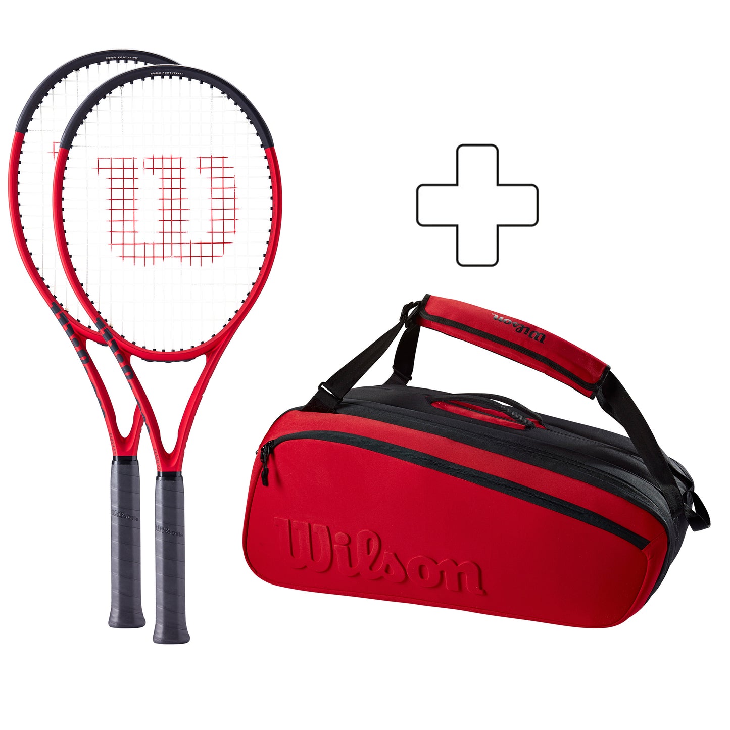 Wilson 100 V2.0 Schlägerpaket 2x plus Schlägertasche Wilson 100 V2.0 Schlägerpaket 2x plus Schlägertasche