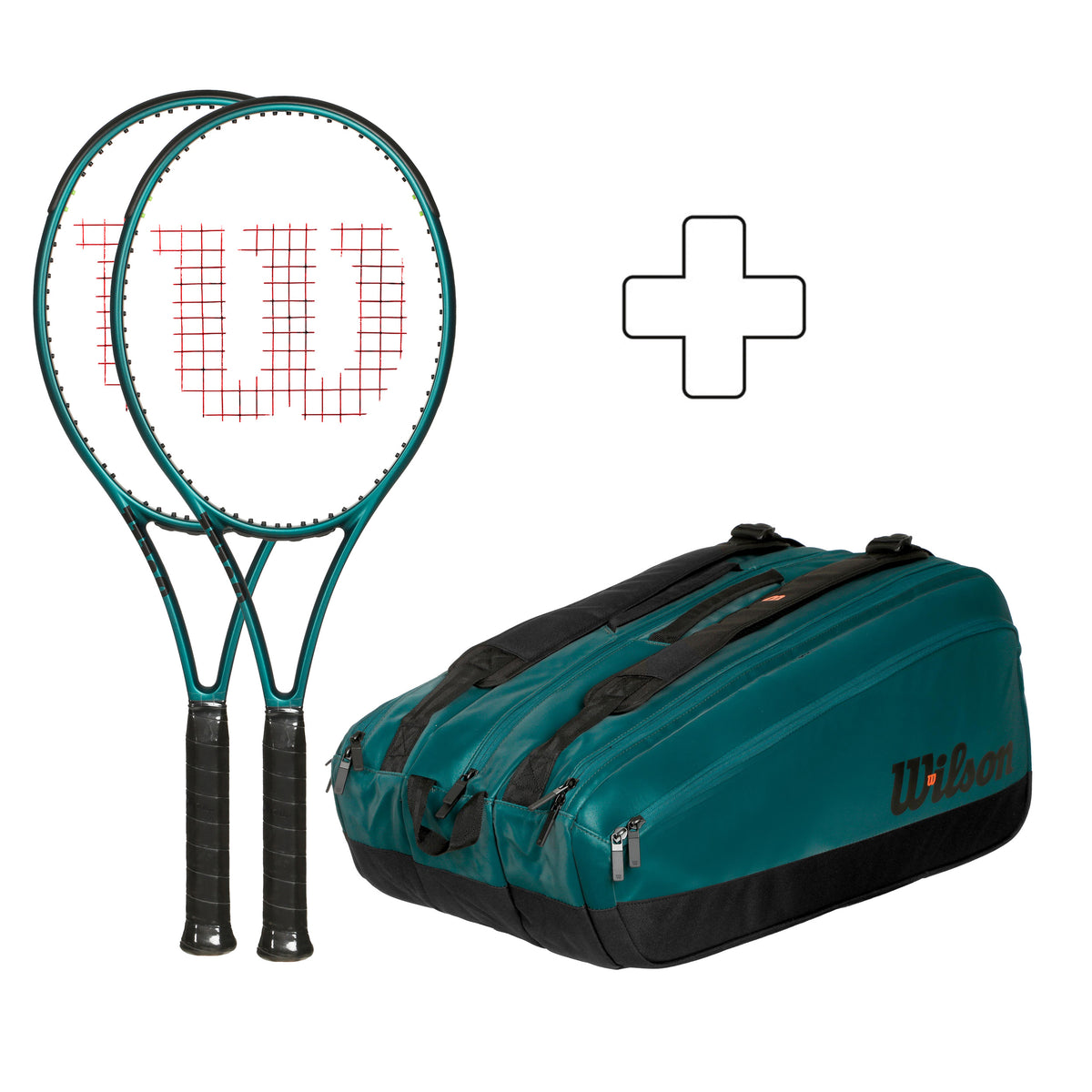 Wilson 2x 100 v9 plus Schlägertasche Wilson 2x 100 v9 plus Schlägertasche