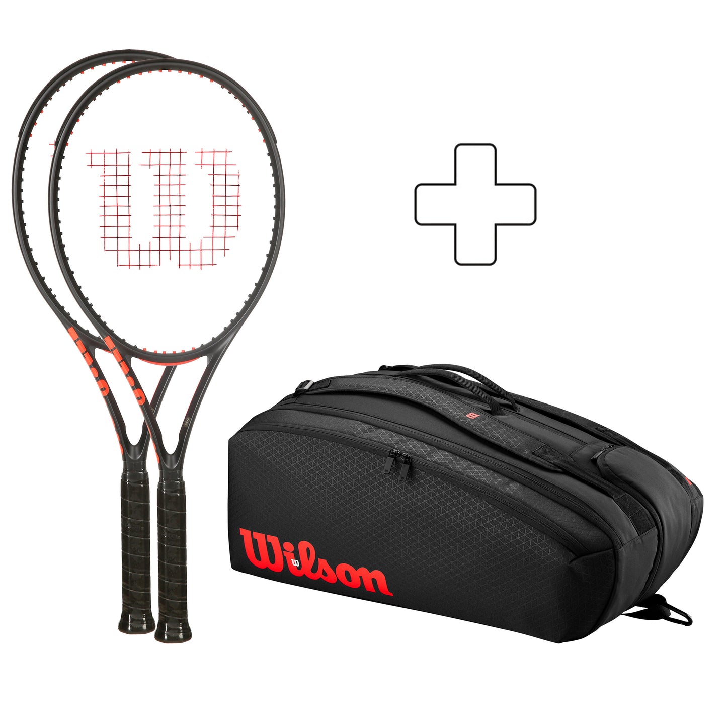 Wilson 2x Clash 100 V3.0 plus Schlägertasche Wilson 2x Clash 100 V3.0 plus Schlägertasche
