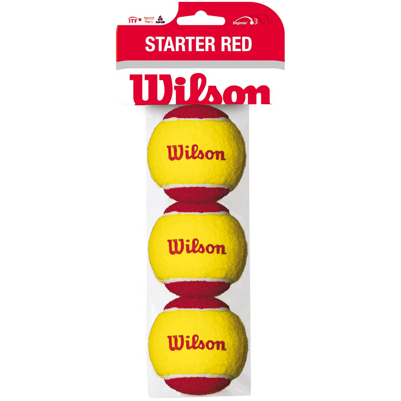 Wilson Starter Balls (Stage 3) 3er Beutel Wilson Starter Balls (Stage 3) 3er Beutel