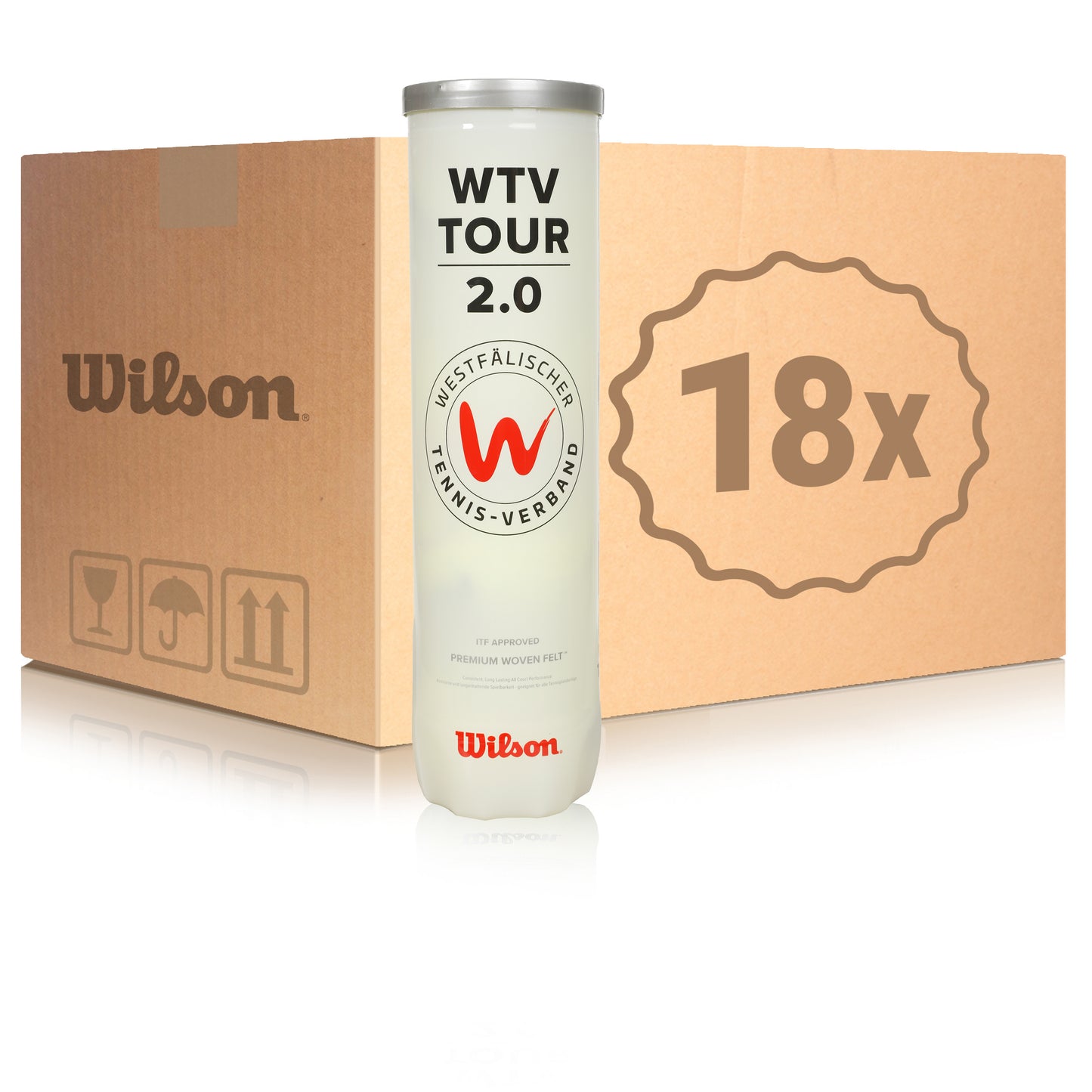 Wilson 18x 4er Dose WTV TOUR 2.0 Wilson 18x 4er Dose WTV TOUR 2.0