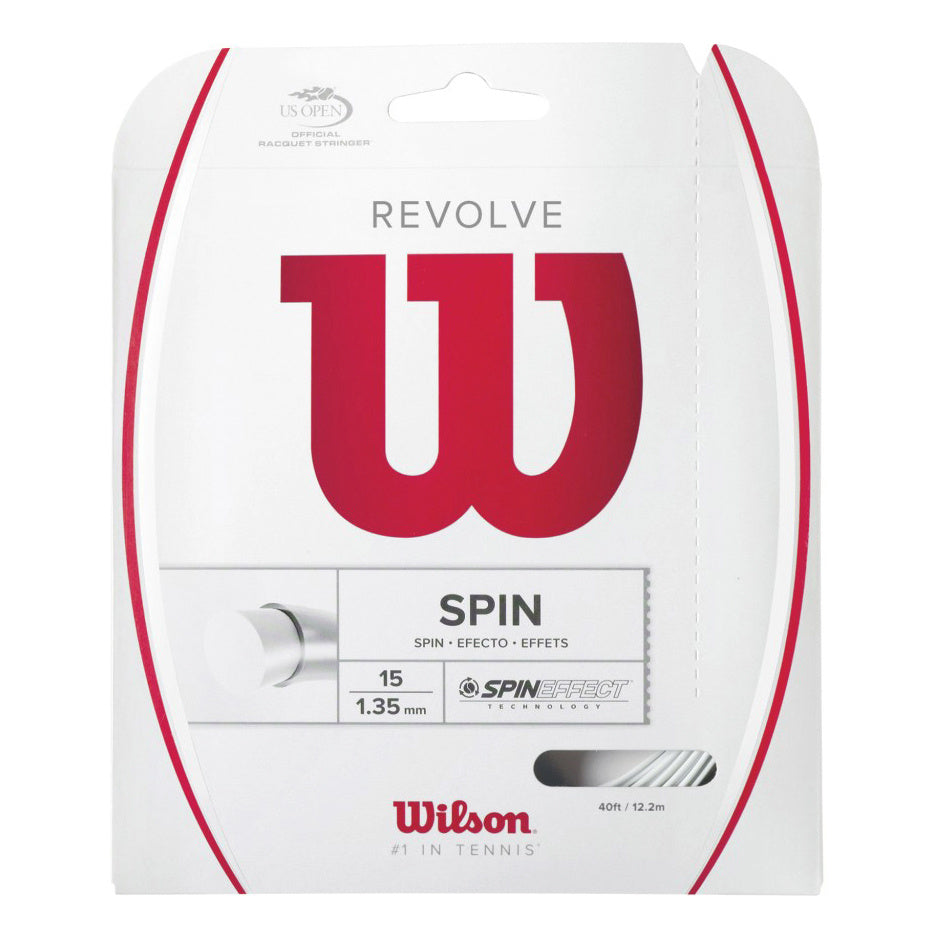 Wilson Revolve Saitenset 12,2m-Weiß Wilson Revolve Saitenset 12,2m-Weiß