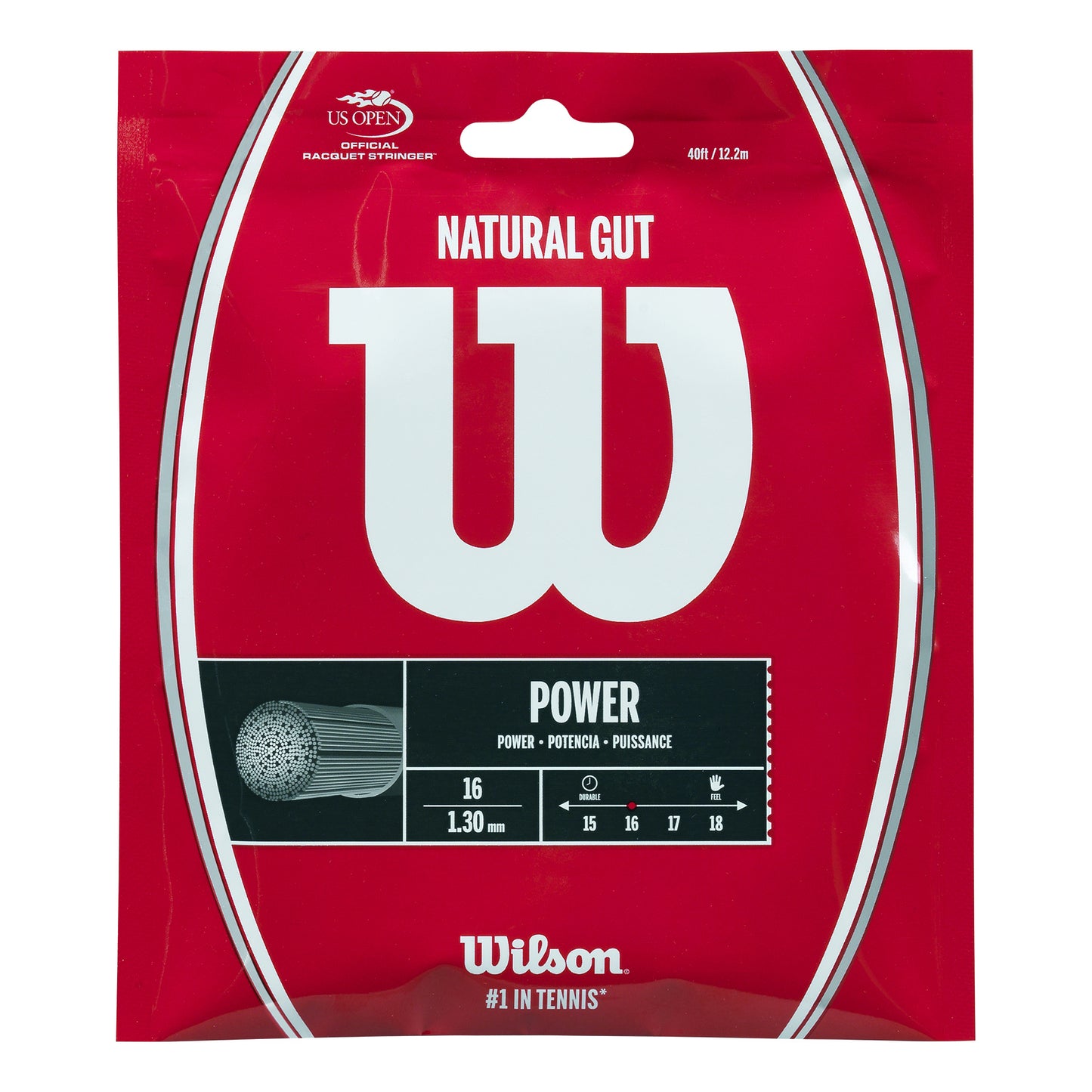 Wilson Natural Gut Saitenset 12,2m - nude Wilson Natural Gut Saitenset 12,2m - nude