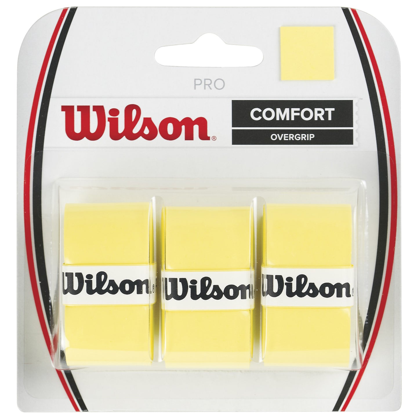 Wilson Pro Overgrip 3er Pack - gelb Wilson Pro Overgrip 3er Pack - gelb