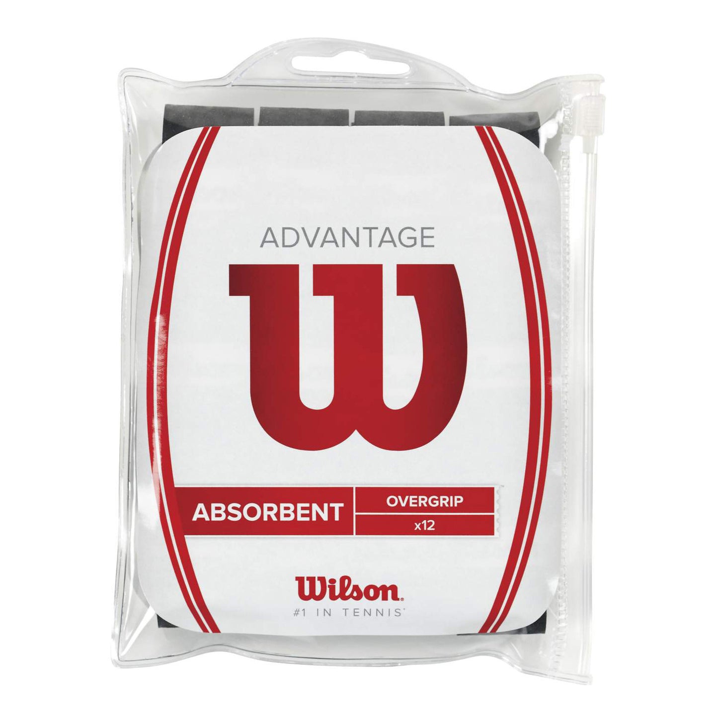 Wilson Advantage Overgrip 12er Pack - schwarz Wilson Advantage Overgrip 12er Pack - schwarz
