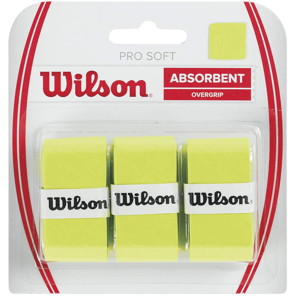 Wilson Soft Overgrip 3er Pack-Grün Wilson Soft Overgrip 3er Pack-Grün