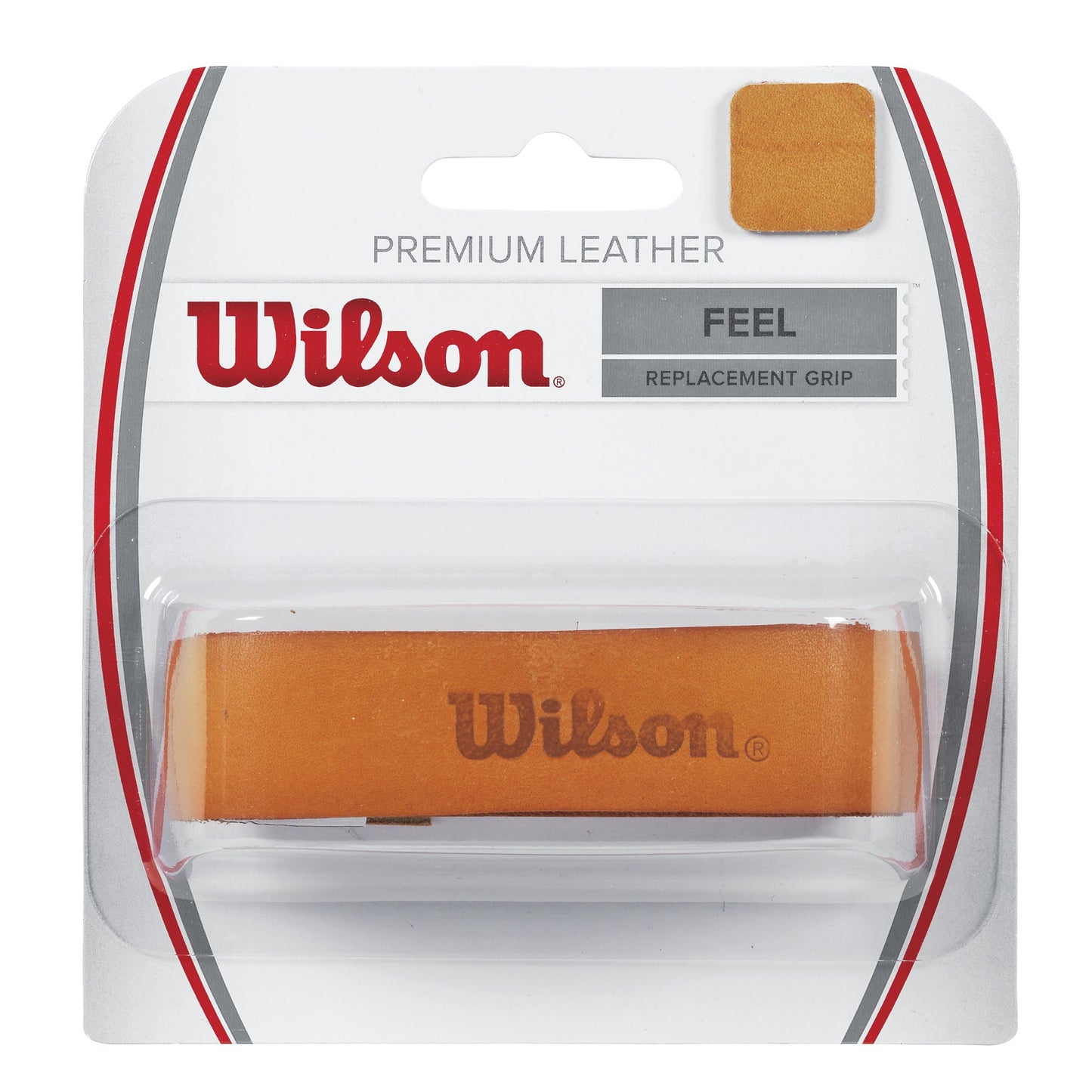 Wilson Premium Leather Replacement Grip 1er Pack-Braun Wilson Premium Leather Replacement Grip 1er Pack-Braun