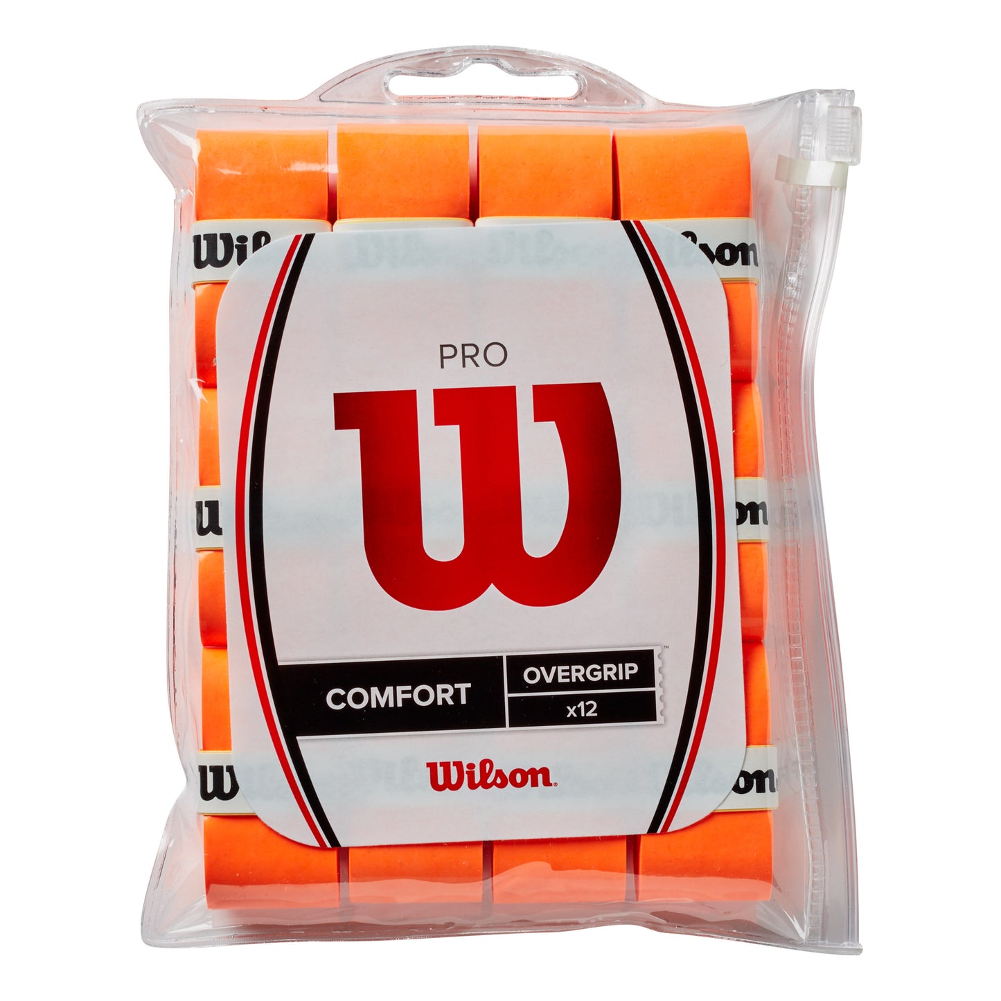 Wilson Burn Pro Overgrip 12er Pack-Orange Wilson Burn Pro Overgrip 12er Pack-Orange