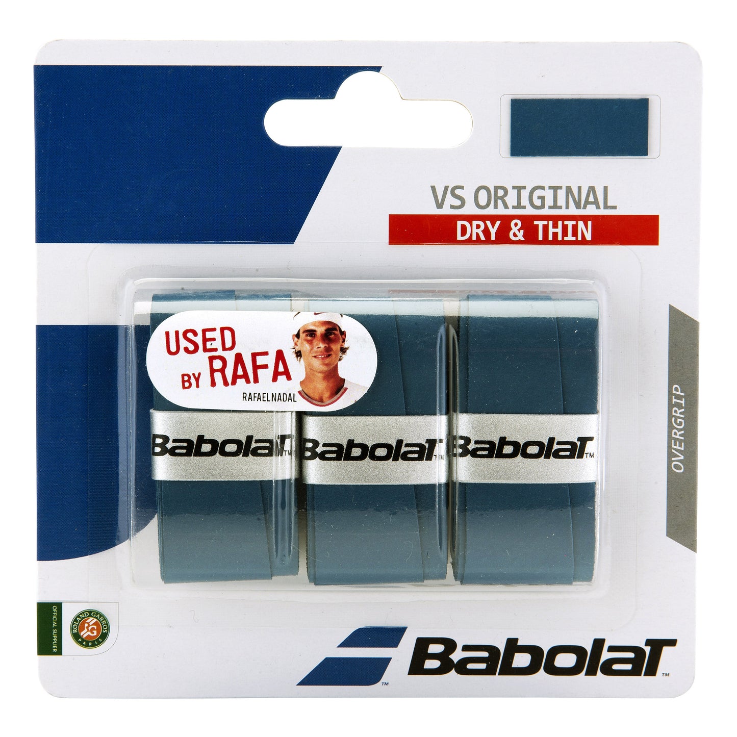Babolat VS Grip Original 3er Pack - dunkelblau Babolat VS Grip Original 3er Pack - dunkelblau