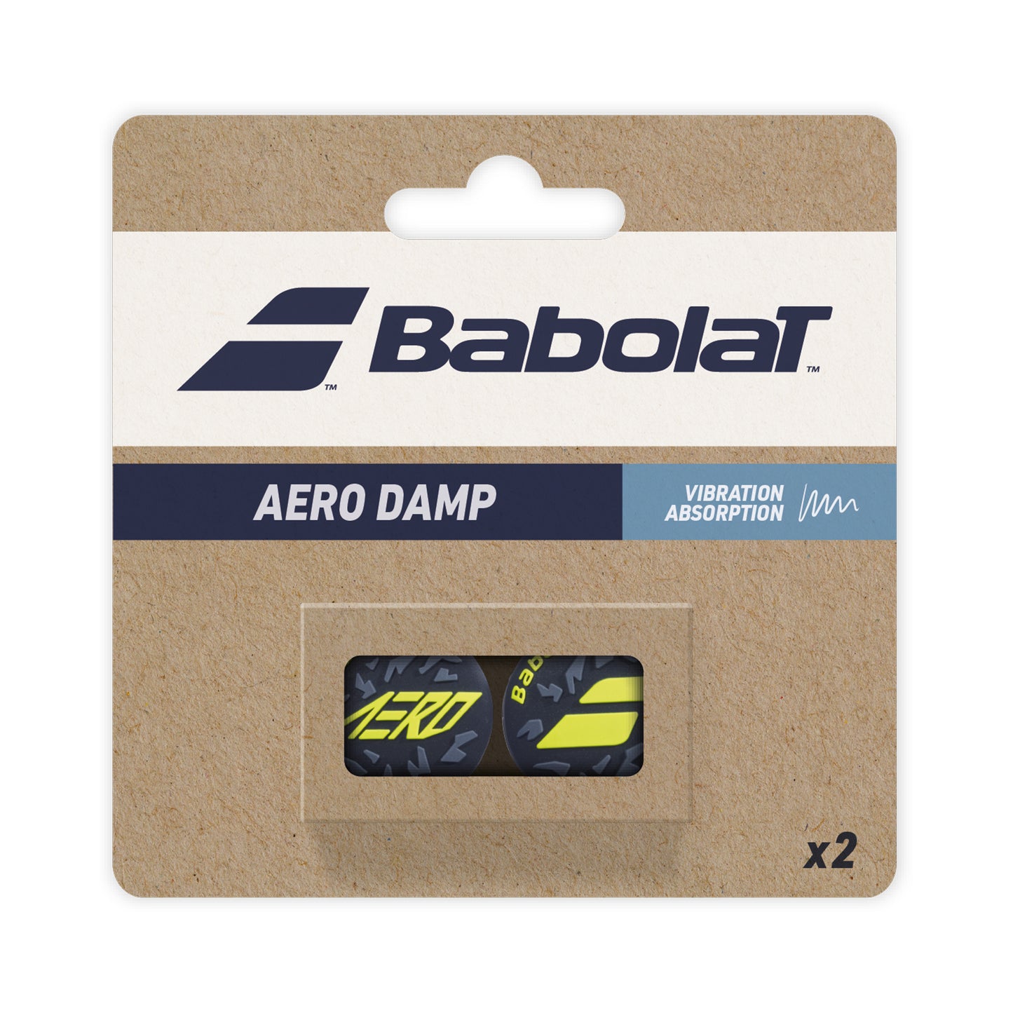 Babolat Aero Damp Dämpfer 2er Pack-Schwarz Babolat Aero Damp Dämpfer 2er Pack-Schwarz