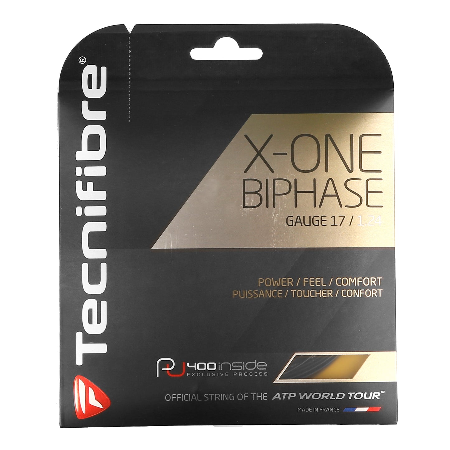 Tecnifibre X-One Biphase Saitenset 12,2m-Schwarz Tecnifibre X-One Biphase Saitenset 12,2m-Schwarz