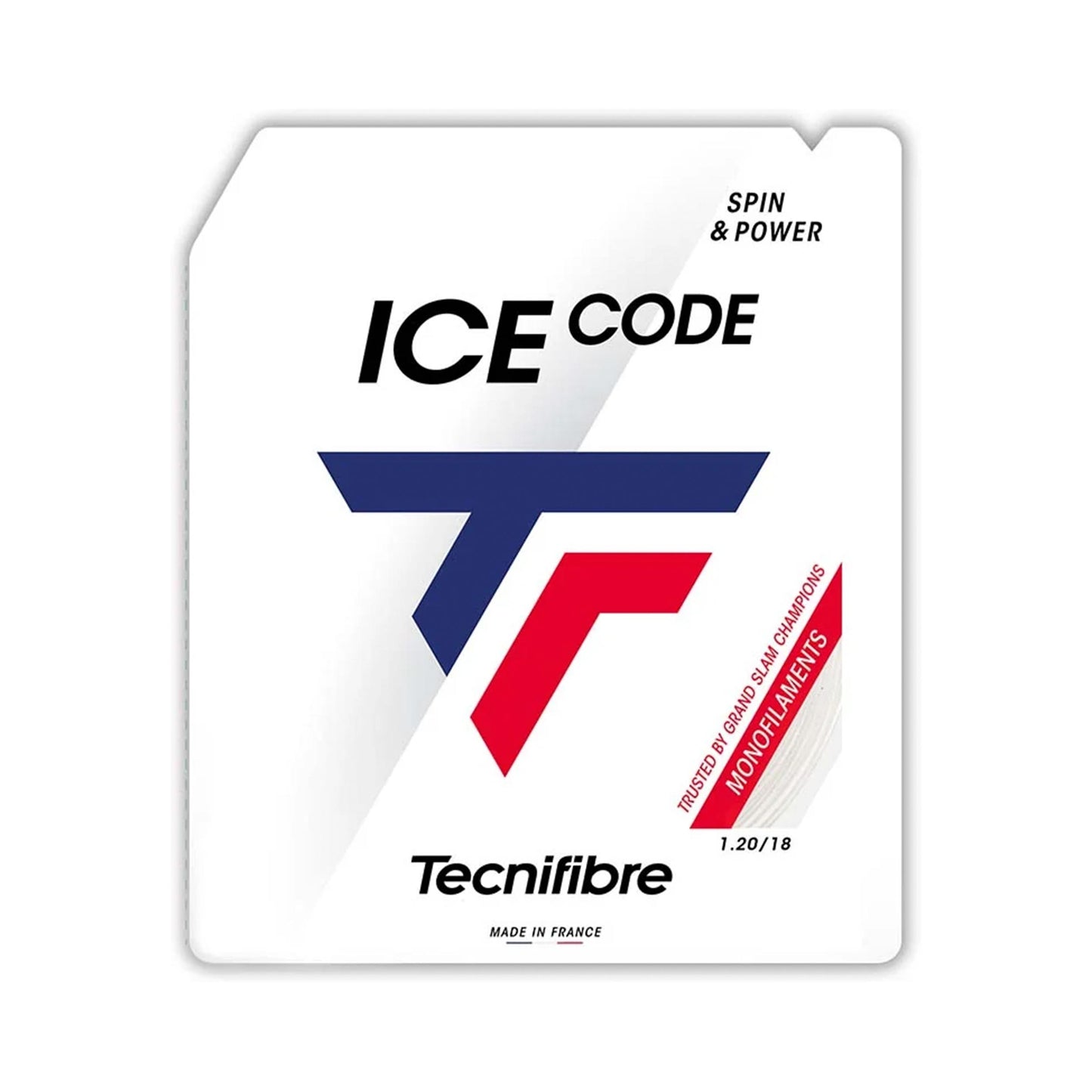 Tecnifibre Ice Code Saitenset 12m-Weiß Tecnifibre Ice Code Saitenset 12m-Weiß