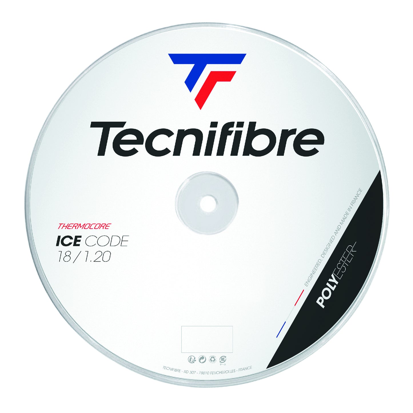 Tecnifibre Ice Code Saitenrolle 200m-Weiß Tecnifibre Ice Code Saitenrolle 200m-Weiß