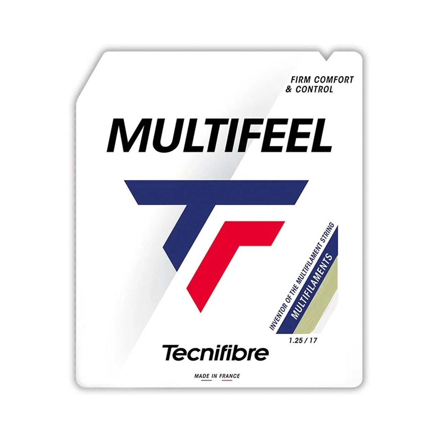 Tecnifibre Multifeel 12m Saitenset-Nude Tecnifibre Multifeel 12m Saitenset-Nude
