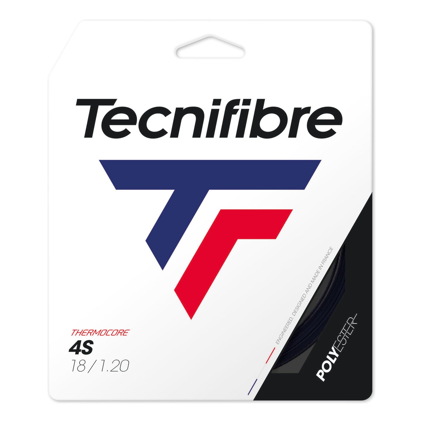 Tecnifibre Black Code 4S 12m Saitenset-Schwarz Tecnifibre Black Code 4S 12m Saitenset-Schwarz
