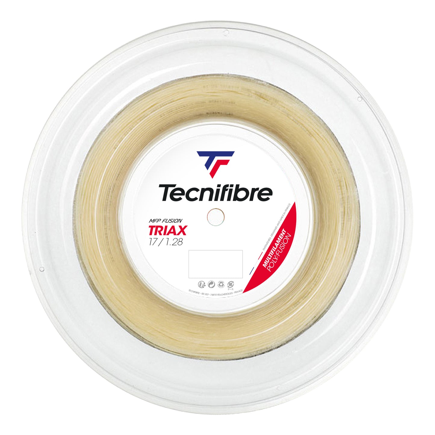 Tecnifibre Triax Saitenrolle 200m-Nude Tecnifibre Triax Saitenrolle 200m-Nude