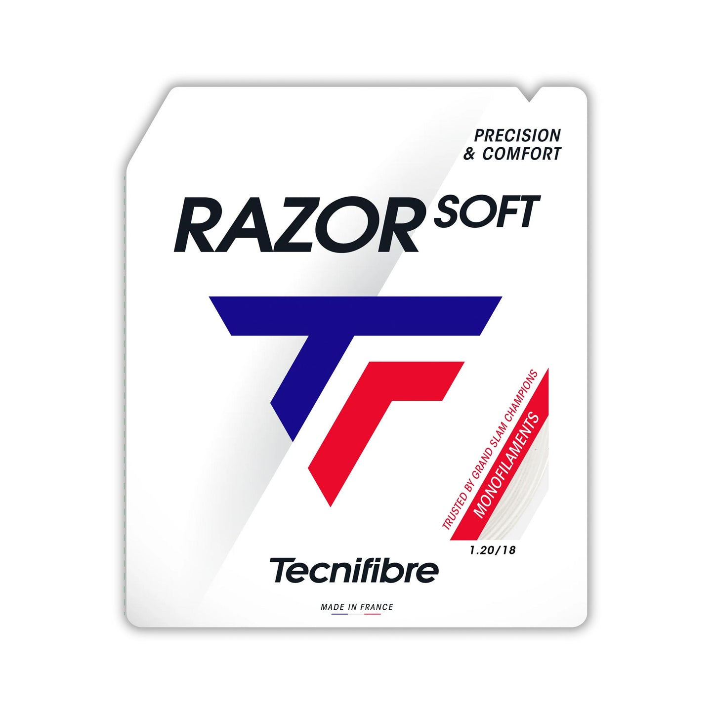 Tecnifibre Razor Soft 12m Saitenset-Weiß Tecnifibre Razor Soft 12m Saitenset-Weiß