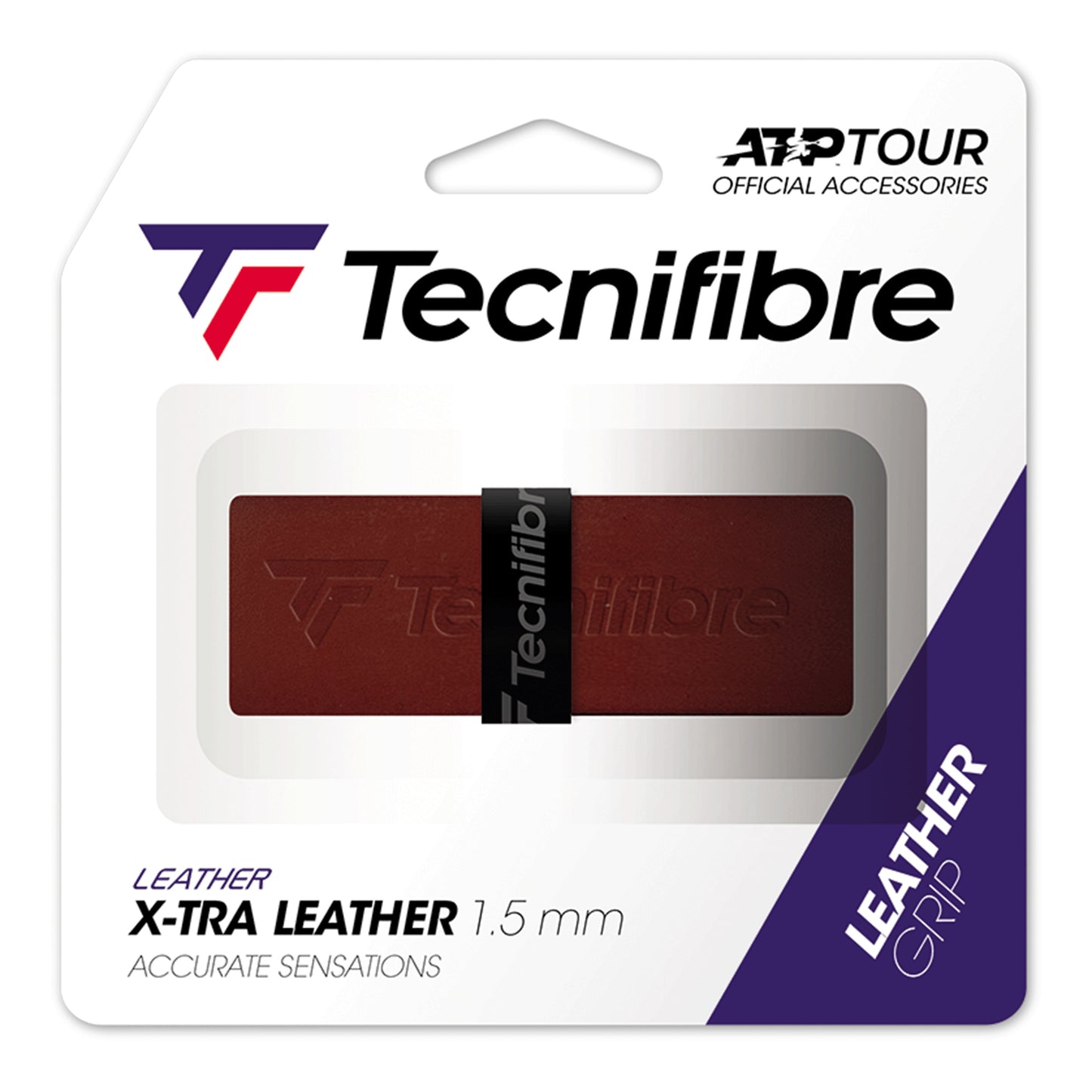 Tecnifibre Lederband 1er Pack-Braun Tecnifibre Lederband 1er Pack-Braun
