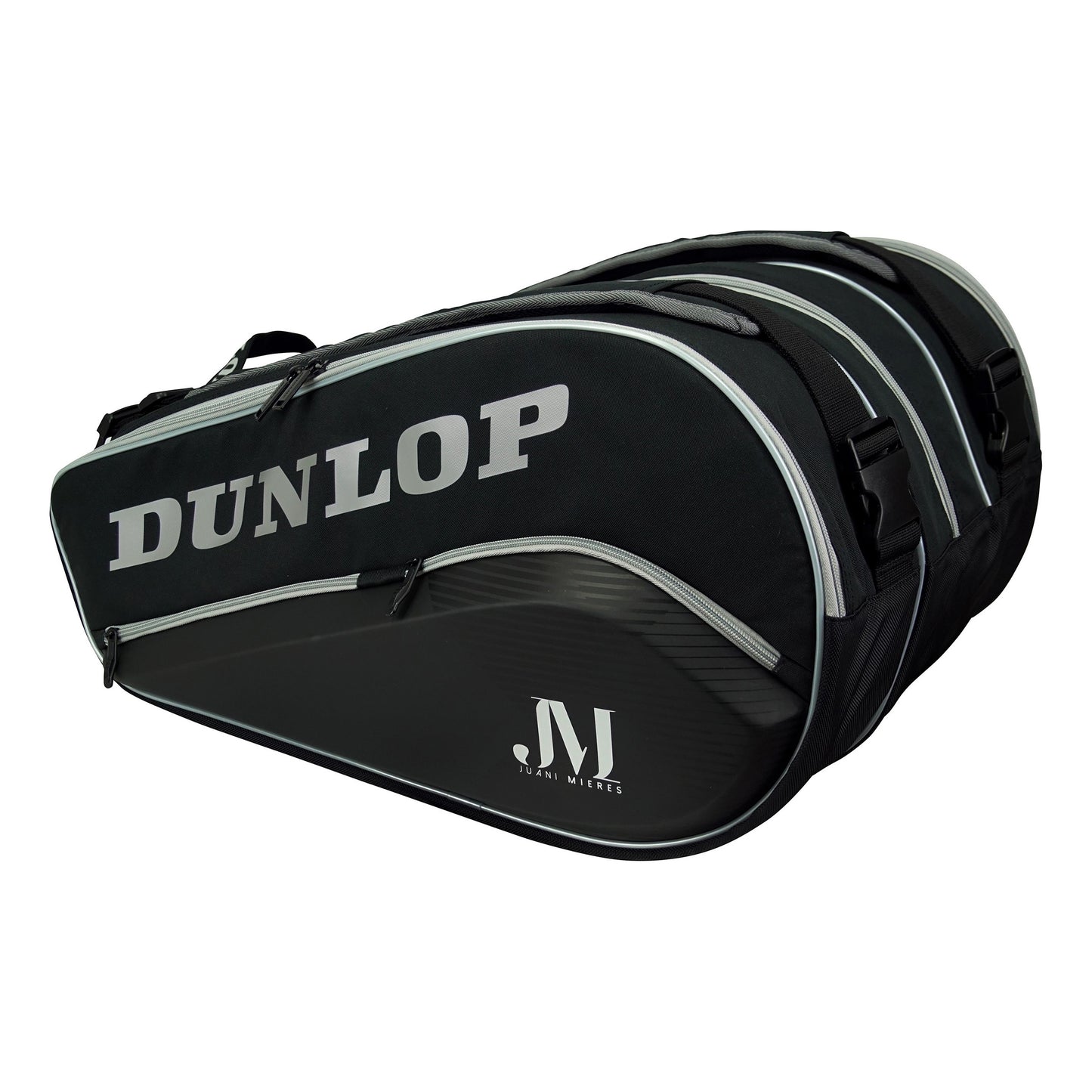 Dunlop Elite Thermo (Mieres) Padelschlägertasche-Schwarz,Silber Dunlop Elite Thermo (Mieres) Padelschlägertasche-Schwarz,Silber