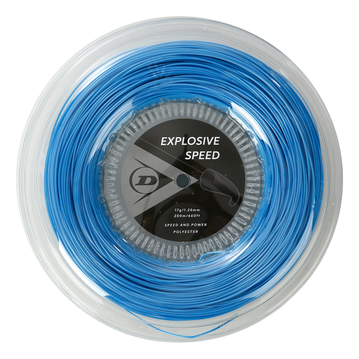 Dunlop Explosive Speed Saitenrolle 200m-Blau Dunlop Explosive Speed Saitenrolle 200m-Blau