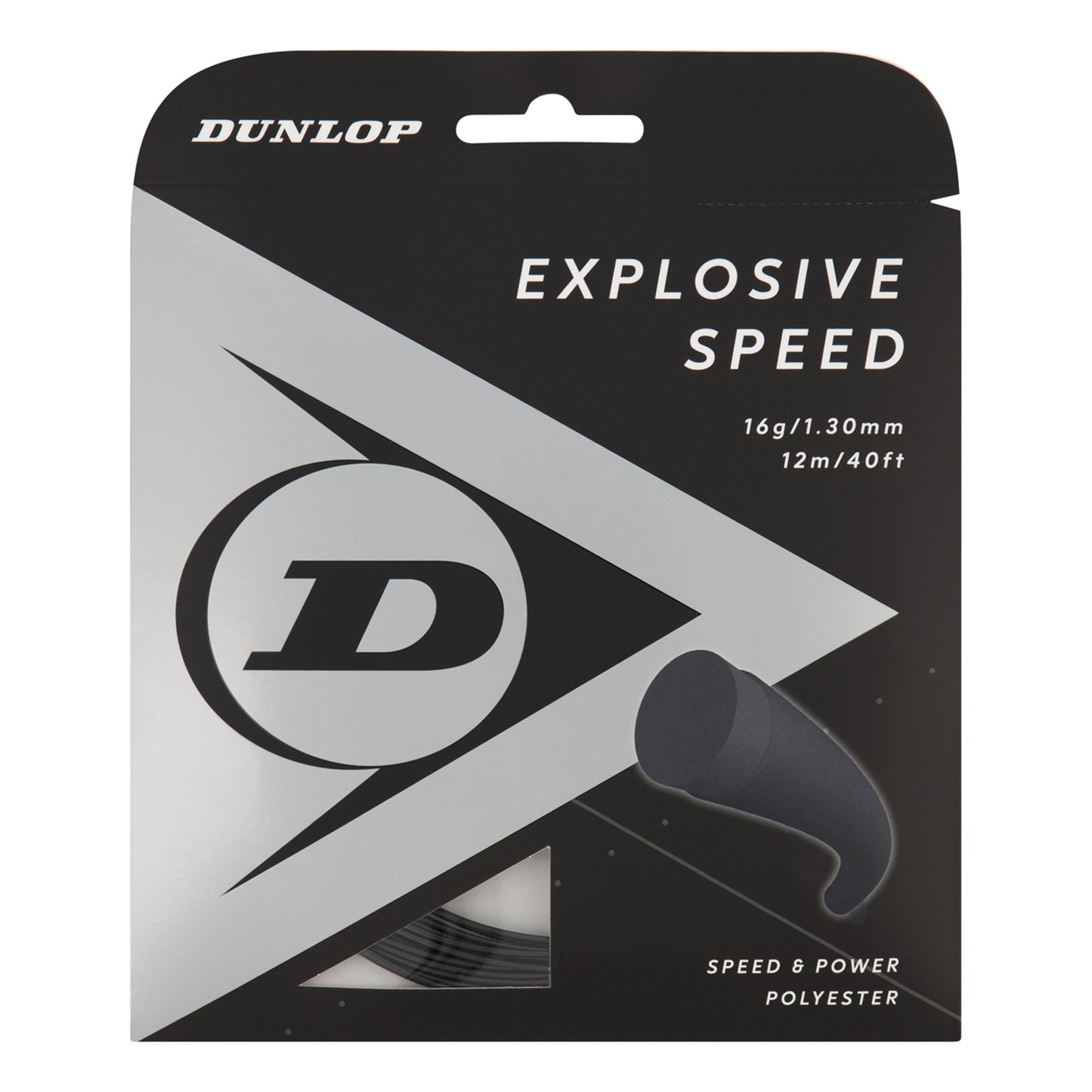 Dunlop Explosive Speed Saitenset 12m-Schwarz Dunlop Explosive Speed Saitenset 12m-Schwarz