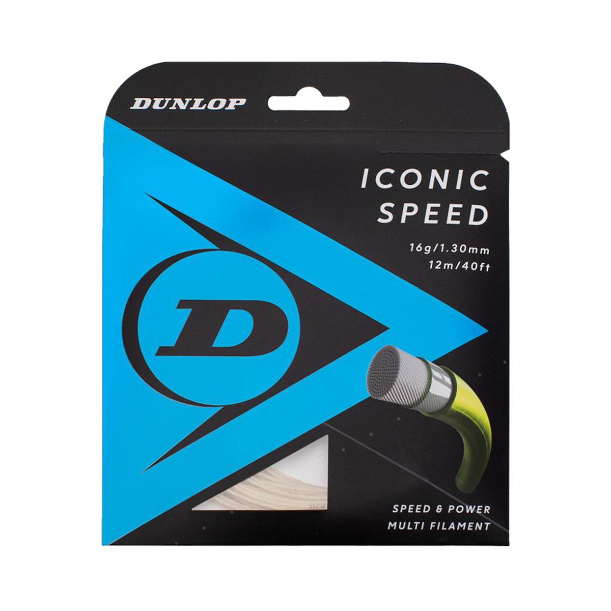 Dunlop Iconic Speed Saitenset 12m-Nude Dunlop Iconic Speed Saitenset 12m-Nude