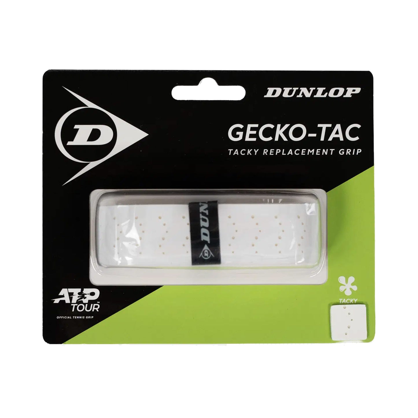 Dunlop Gecko-Tac Replacement Grip 1er Pack - weiß Dunlop Gecko-Tac Replacement Grip 1er Pack - weiß