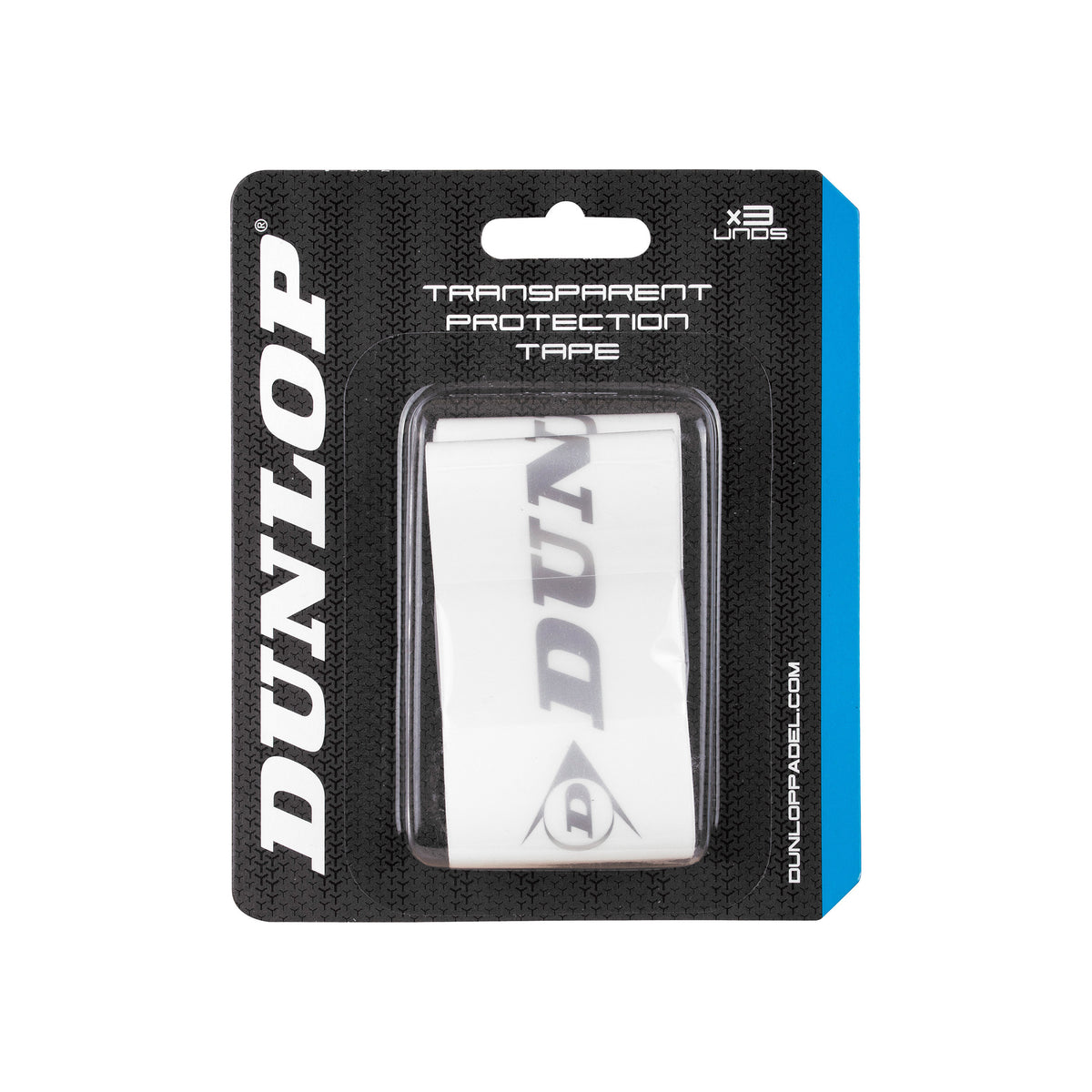 Dunlop Padel Transparent Pro Tape Rahmenschutzband-Transparent Dunlop Padel Transparent Pro Tape Rahmenschutzband-Transparent