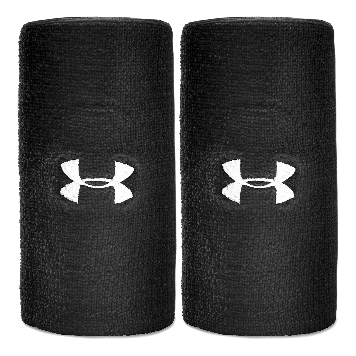 Under Armour Performance Schweißband 2er Pack lang - schwarz, weiß Under Armour Performance Schweißband 2er Pack lang - schwarz, weiß