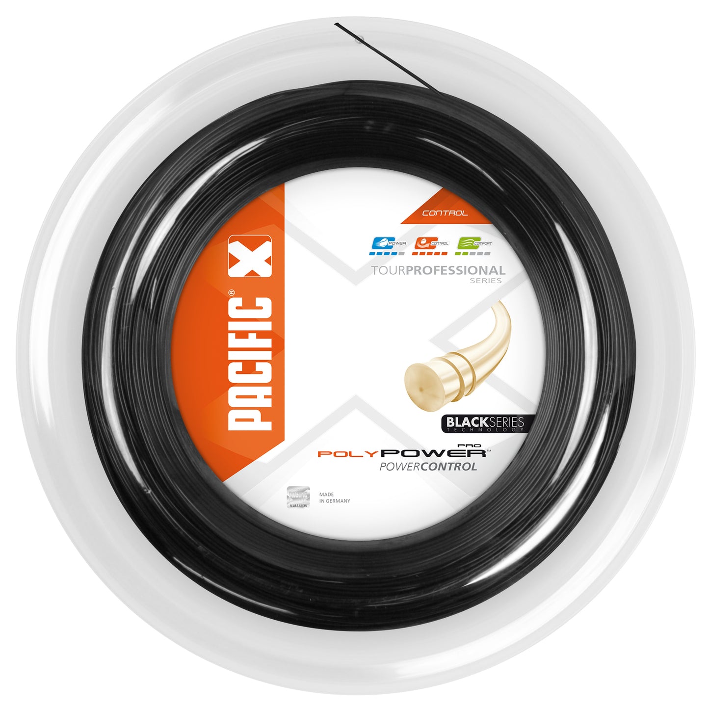 Pacific Poly Power Pro Saitenrolle 200m-Schwarz Pacific Poly Power Pro Saitenrolle 200m-Schwarz