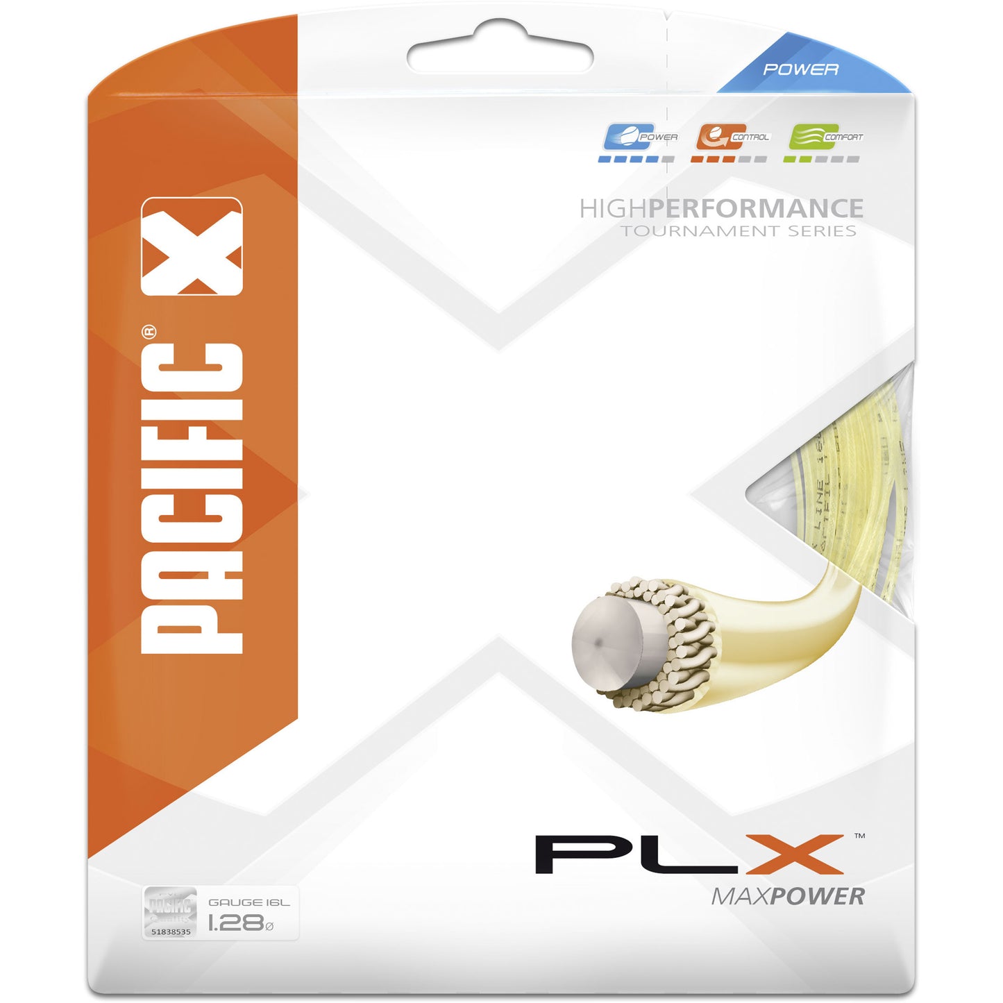 Pacific PLX (new Power Line) Natur Saitenset 12,2m-Nude Pacific PLX (new Power Line) Natur Saitenset 12,2m-Nude