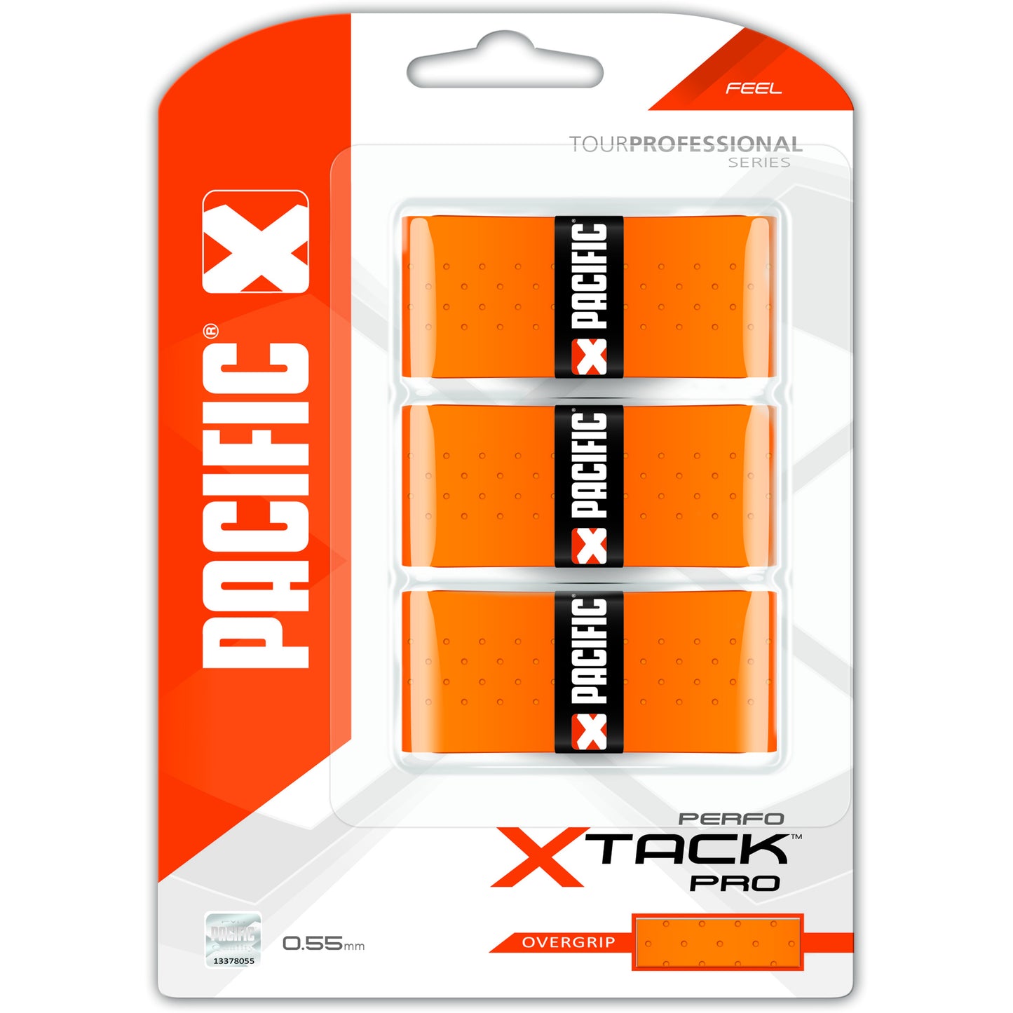 Pacific X Tack Pro Perfo 3er Pack-Orange Pacific X Tack Pro Perfo 3er Pack-Orange