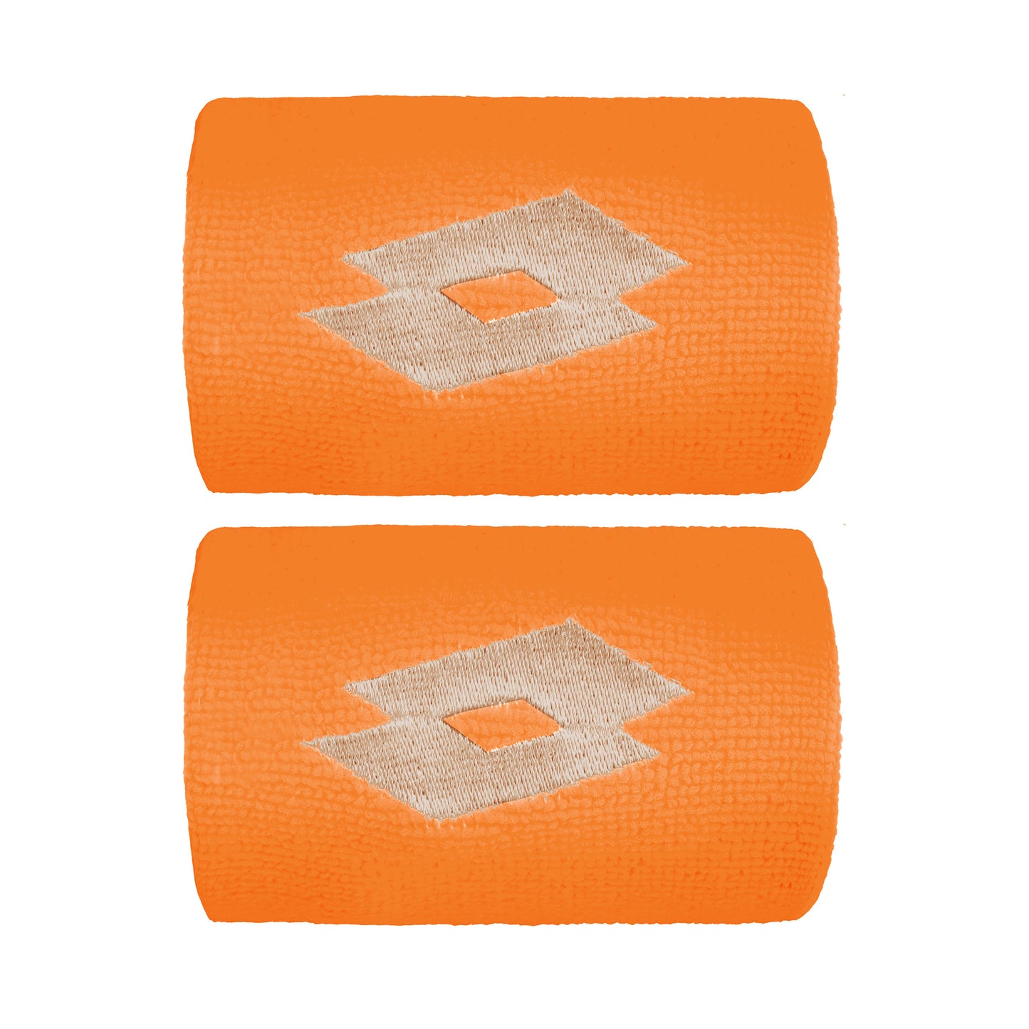 Lotto Schweißband 2er Pack kurz - orange, creme Lotto Schweißband 2er Pack kurz - orange, creme