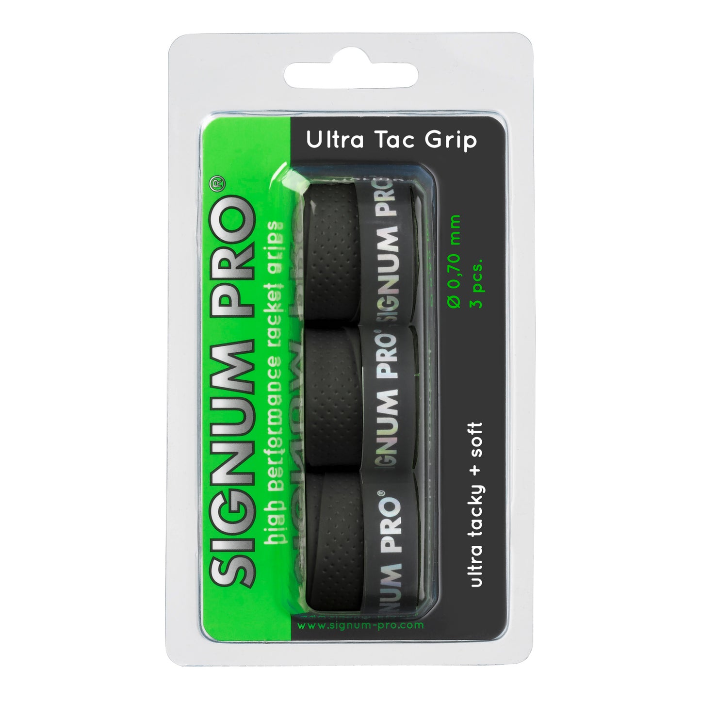 Signum Pro Ultra Tac Grip 3er Pack-Schwarz Signum Pro Ultra Tac Grip 3er Pack-Schwarz