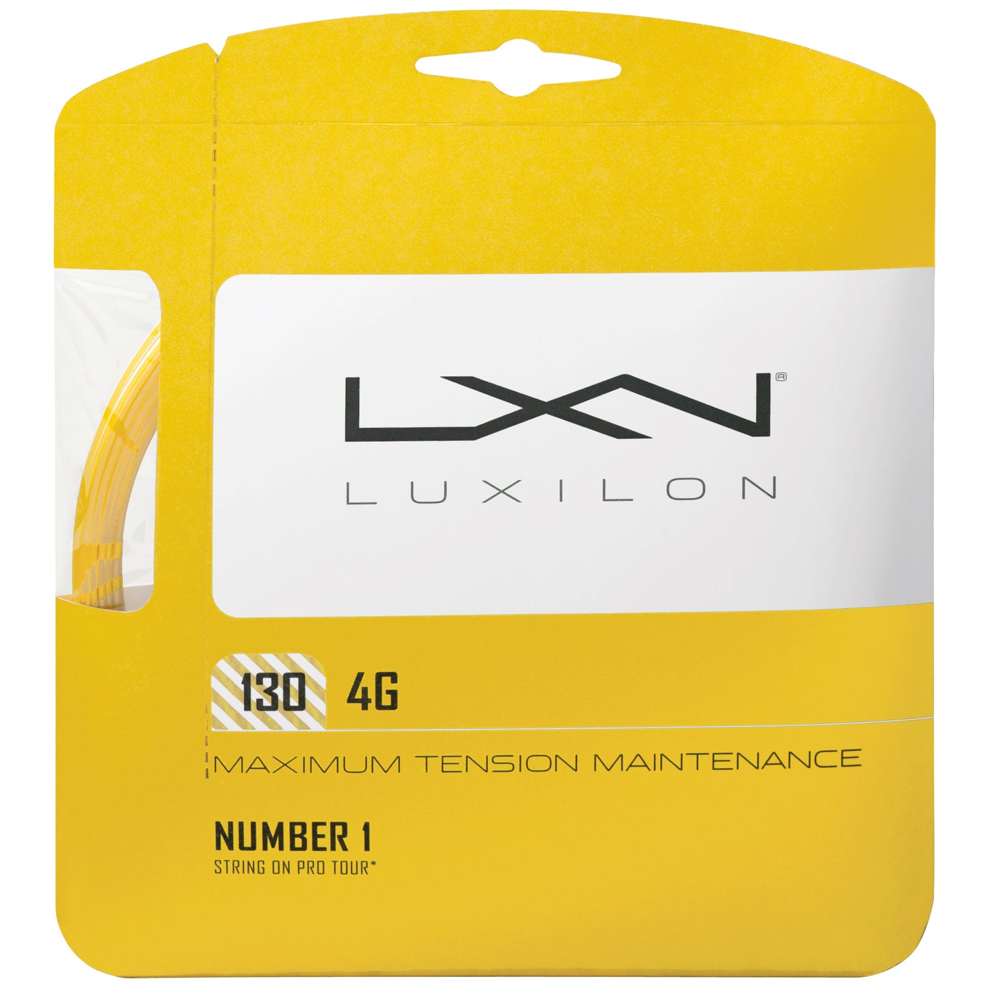 Luxilon 4G Saitenset 12,2m-Gelb Luxilon 4G Saitenset 12,2m-Gelb