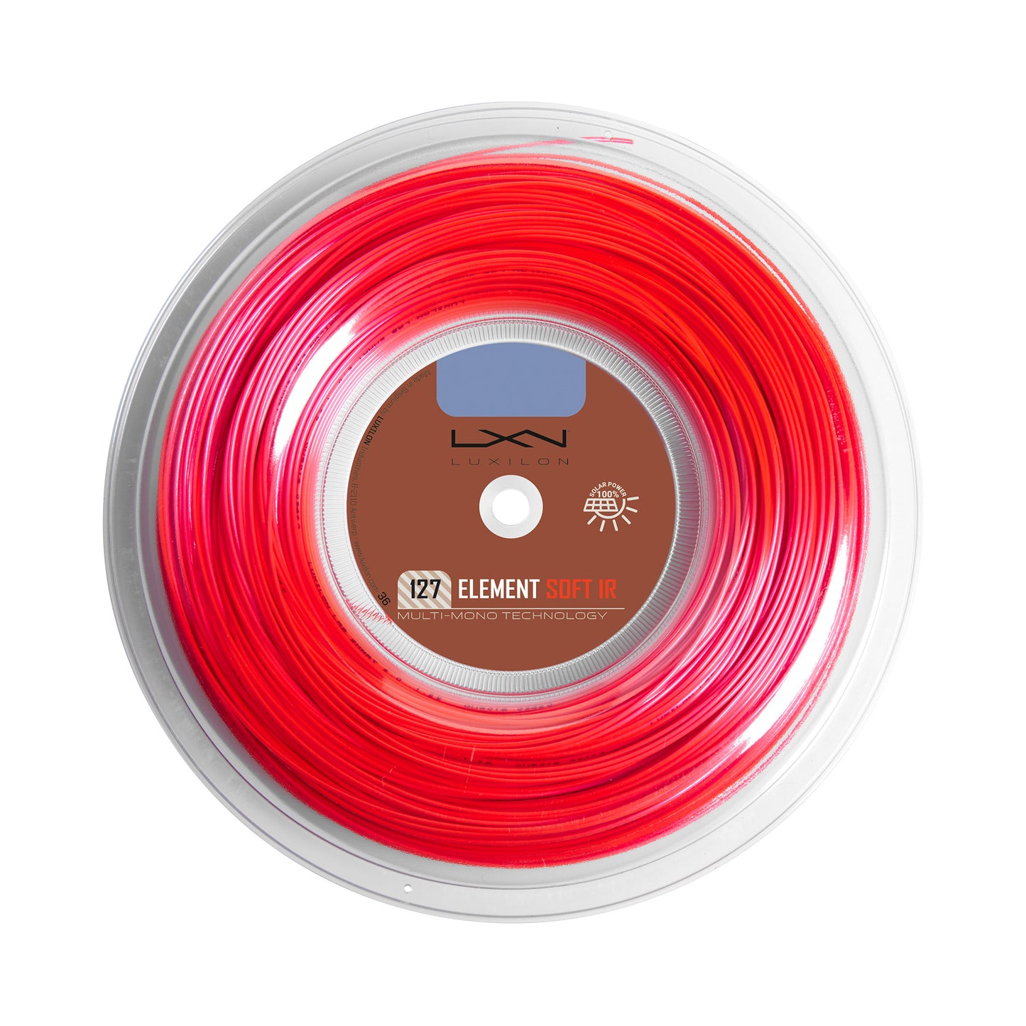 Luxilon Element IR Soft Saitenrolle 200m-Rot Luxilon Element IR Soft Saitenrolle 200m-Rot