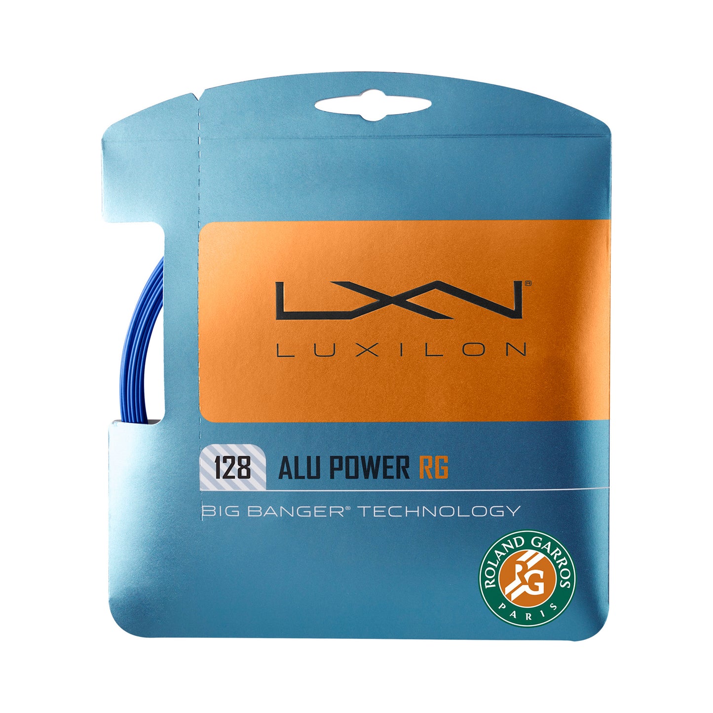 Luxilon Alu Power Roland Garros Saitenset 12,2m-Blau Luxilon Alu Power Roland Garros Saitenset 12,2m-Blau