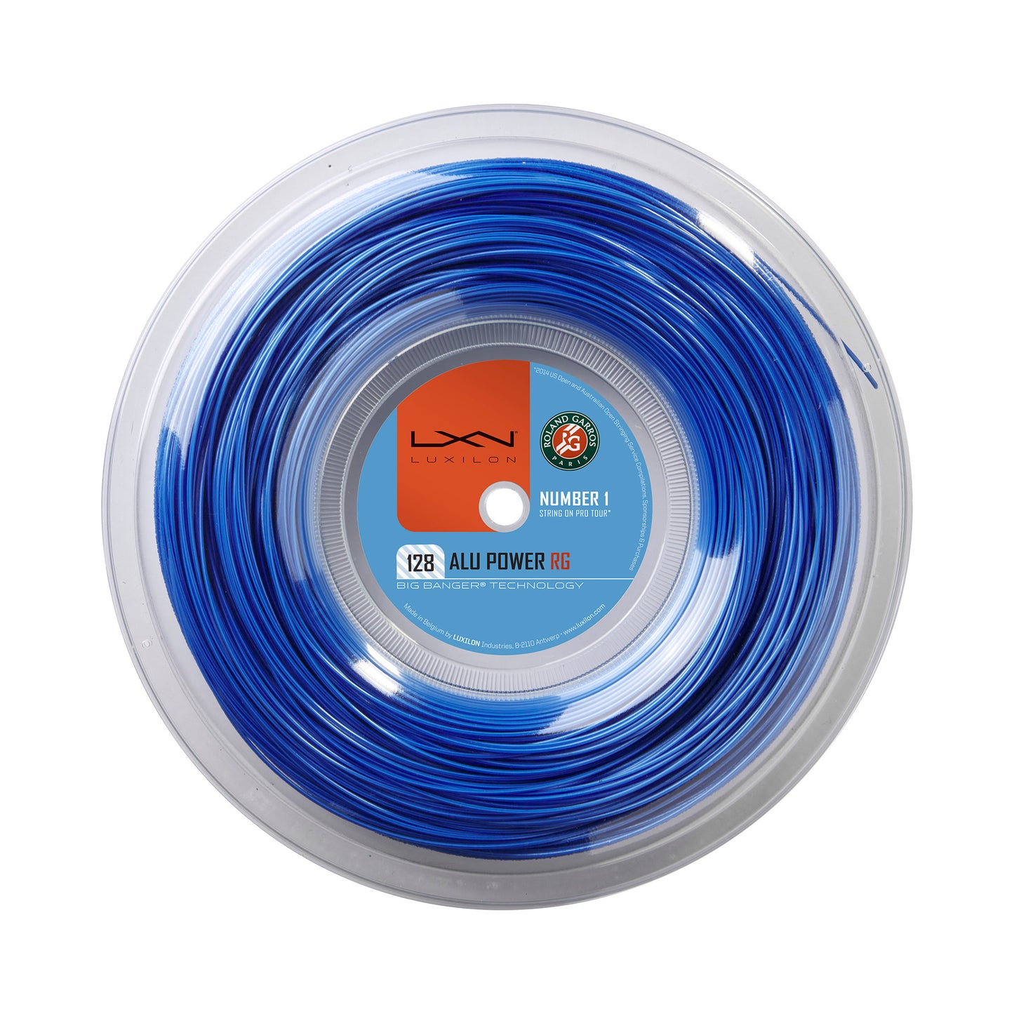 Luxilon Alu Power Roland Garros Saitenrolle 12,2m-Blau Luxilon Alu Power Roland Garros Saitenrolle 12,2m-Blau