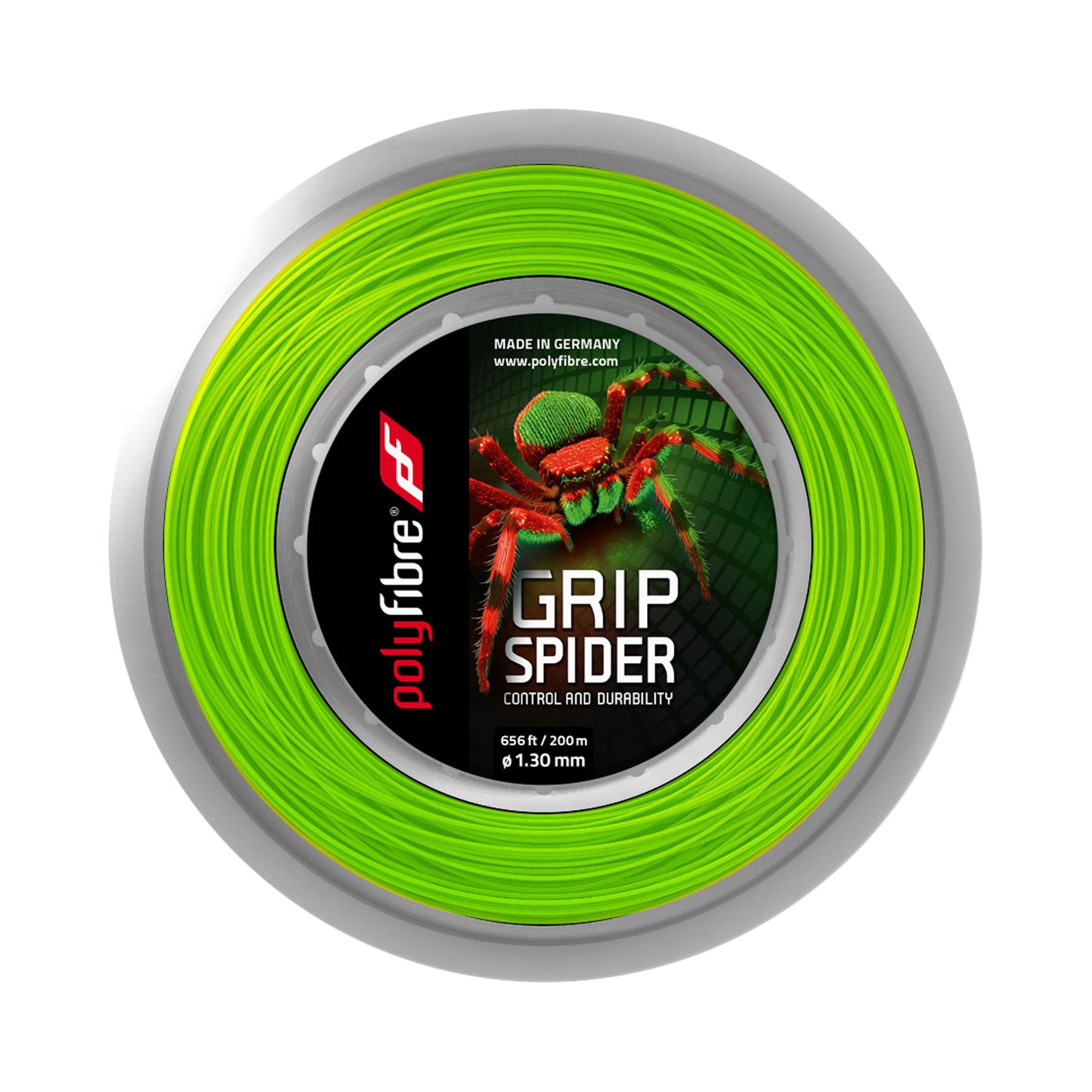 Polyfibre Grip Spider Saitenrolle 200m-Grün Polyfibre Grip Spider Saitenrolle 200m-Grün
