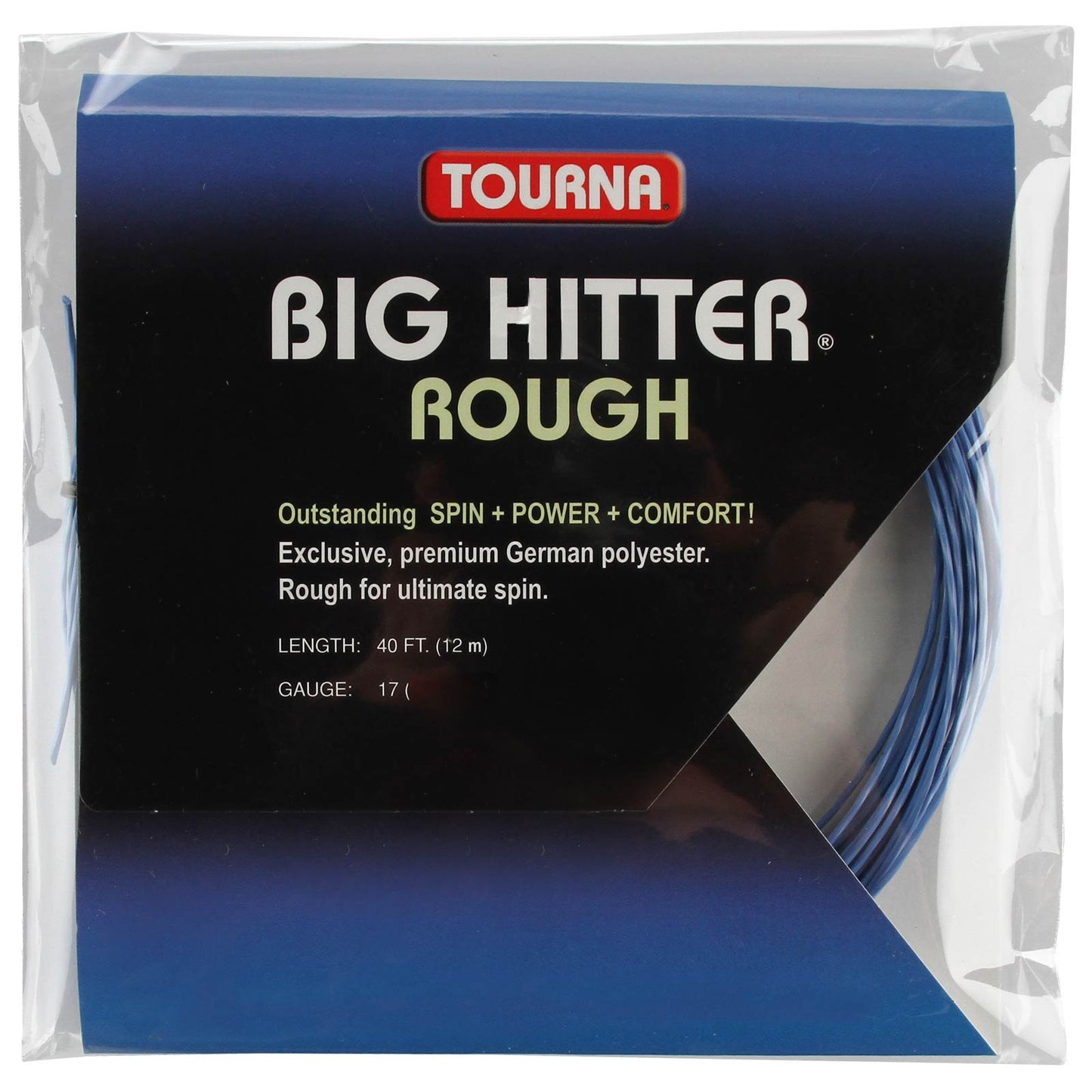 Tourna Tourna Big Hitter Rough Saitenset 12m-Blau Tourna Tourna Big Hitter Rough Saitenset 12m-Blau