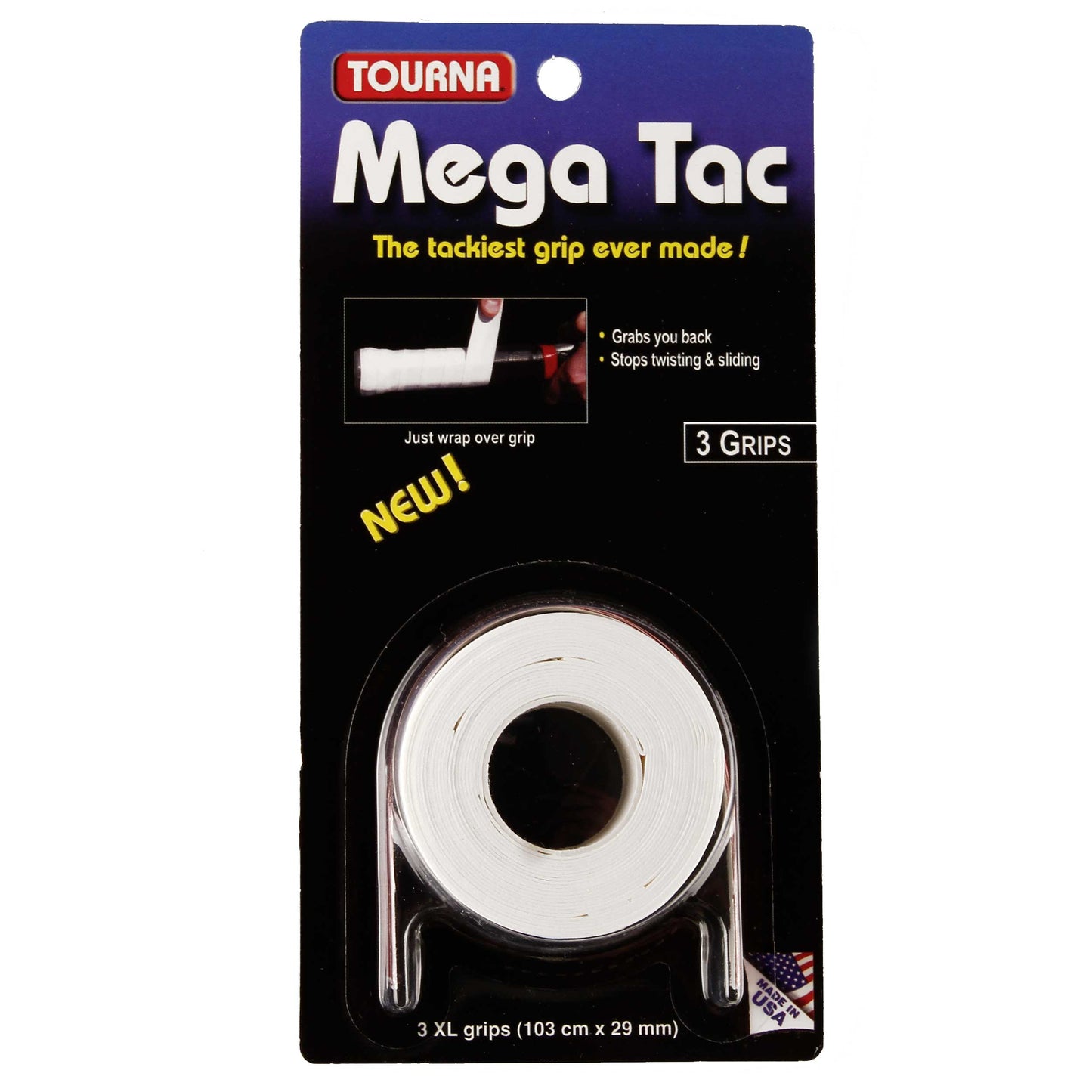 Tourna Mega Tac 3er Pack-Weiß Tourna Mega Tac 3er Pack-Weiß